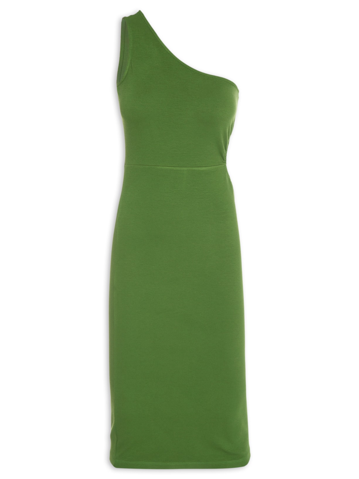 Vestido Midi Recorte Em Malha Marrocan Verde '2Essential