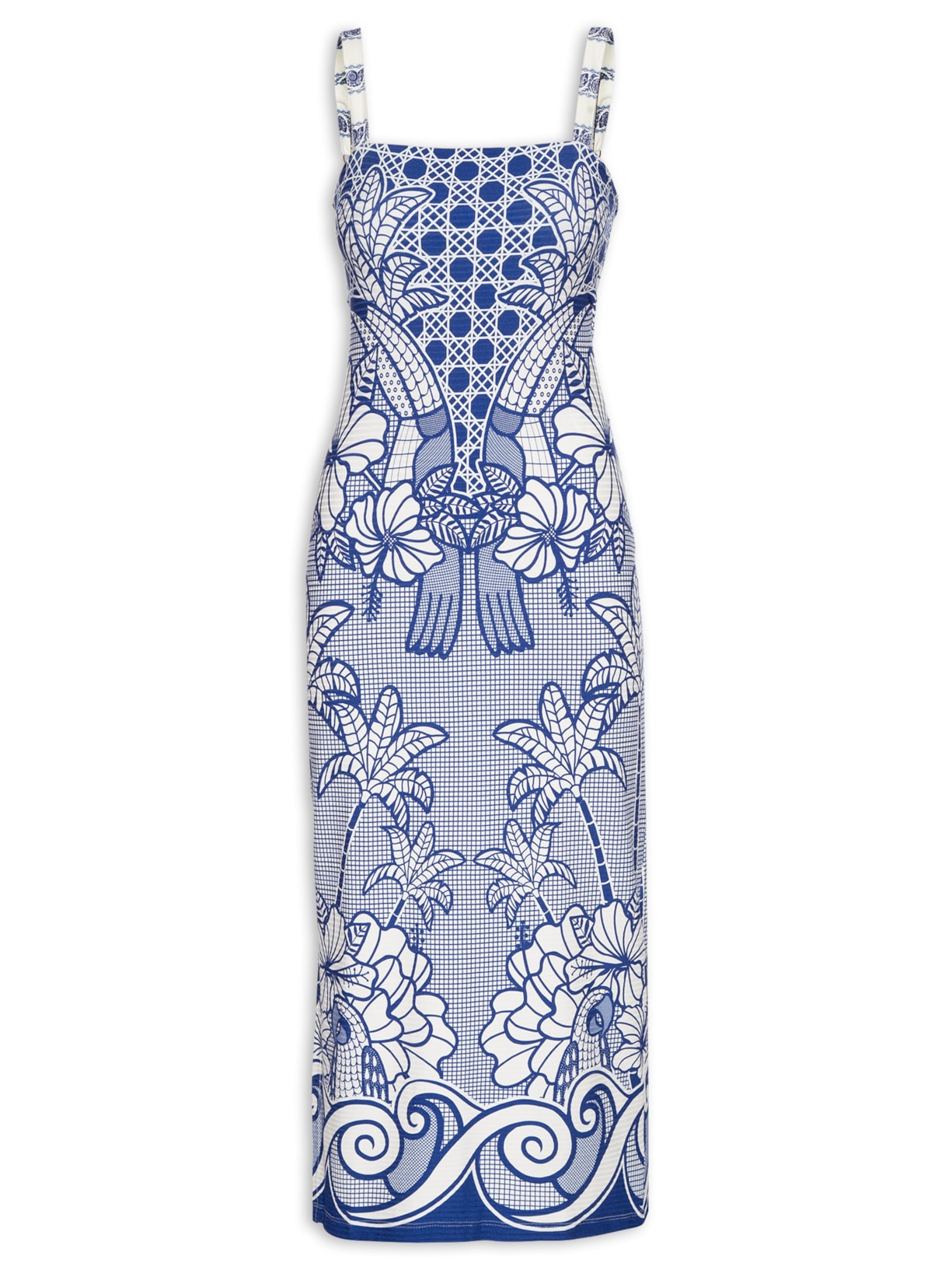 Vestido Midi Refresco - Azul