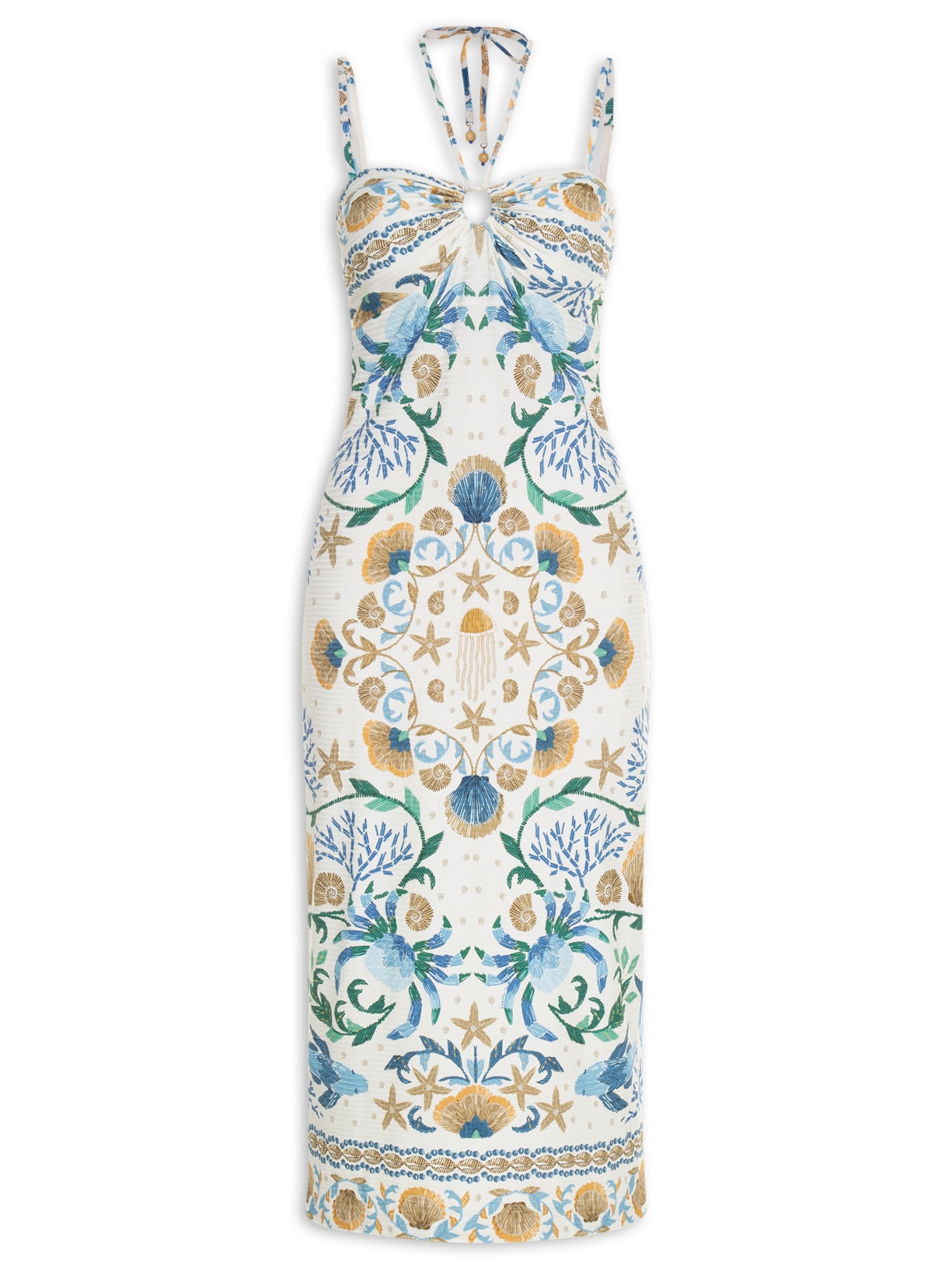 Vestido Midi Reto Atalaia - Branco