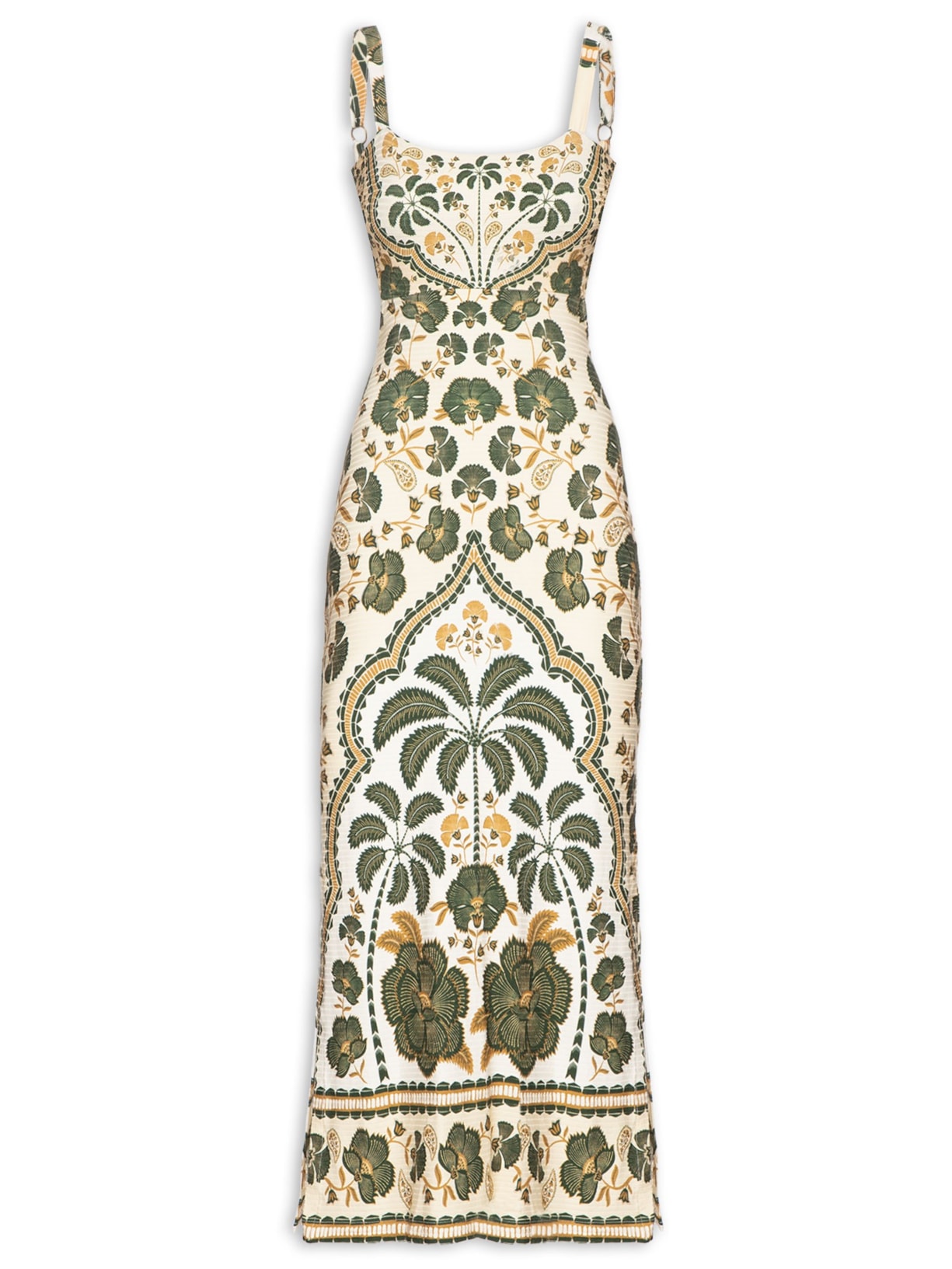 Vestido Midi Riad Verde Farm