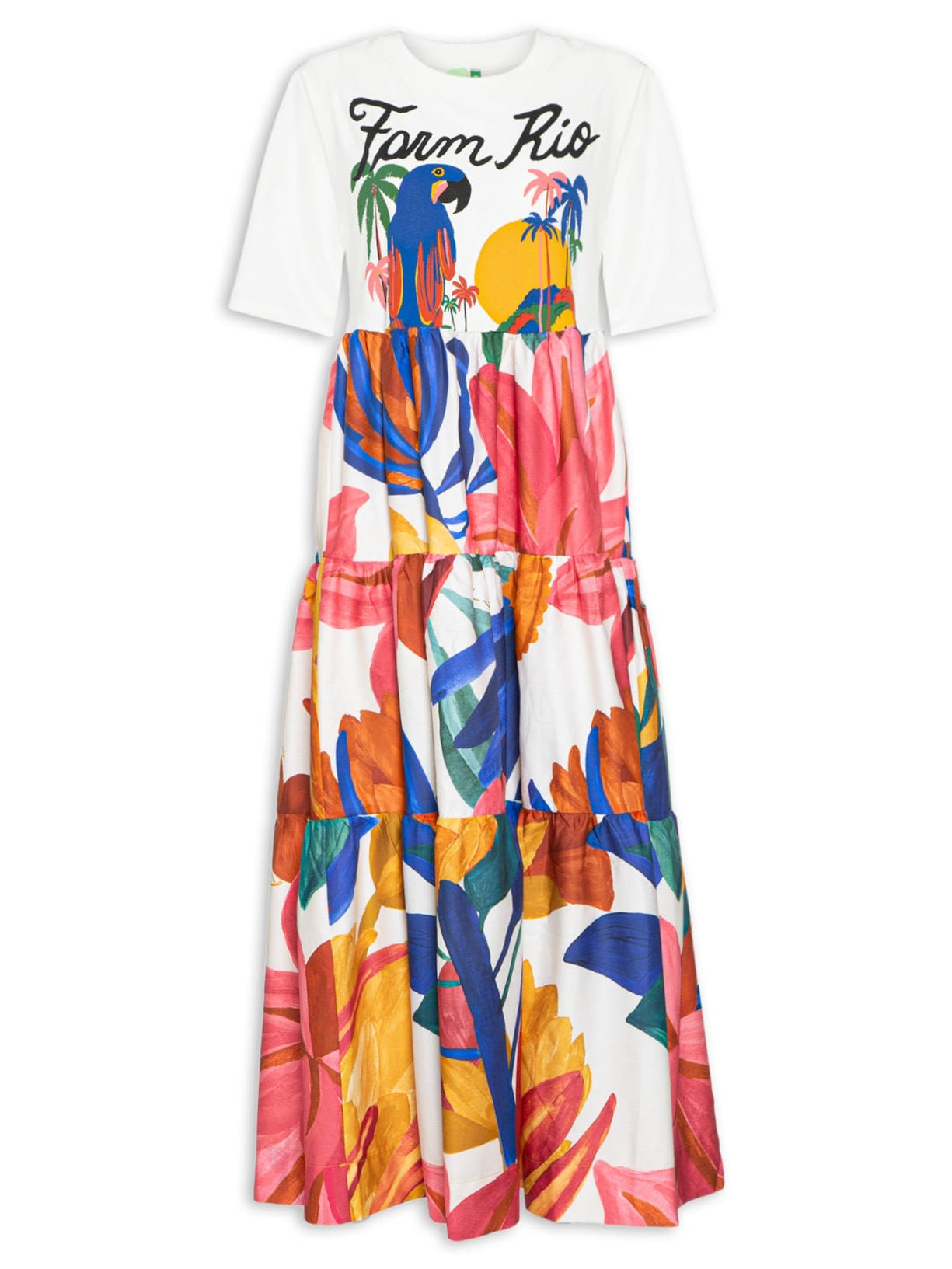 Vestido Midi Rio - Rosa