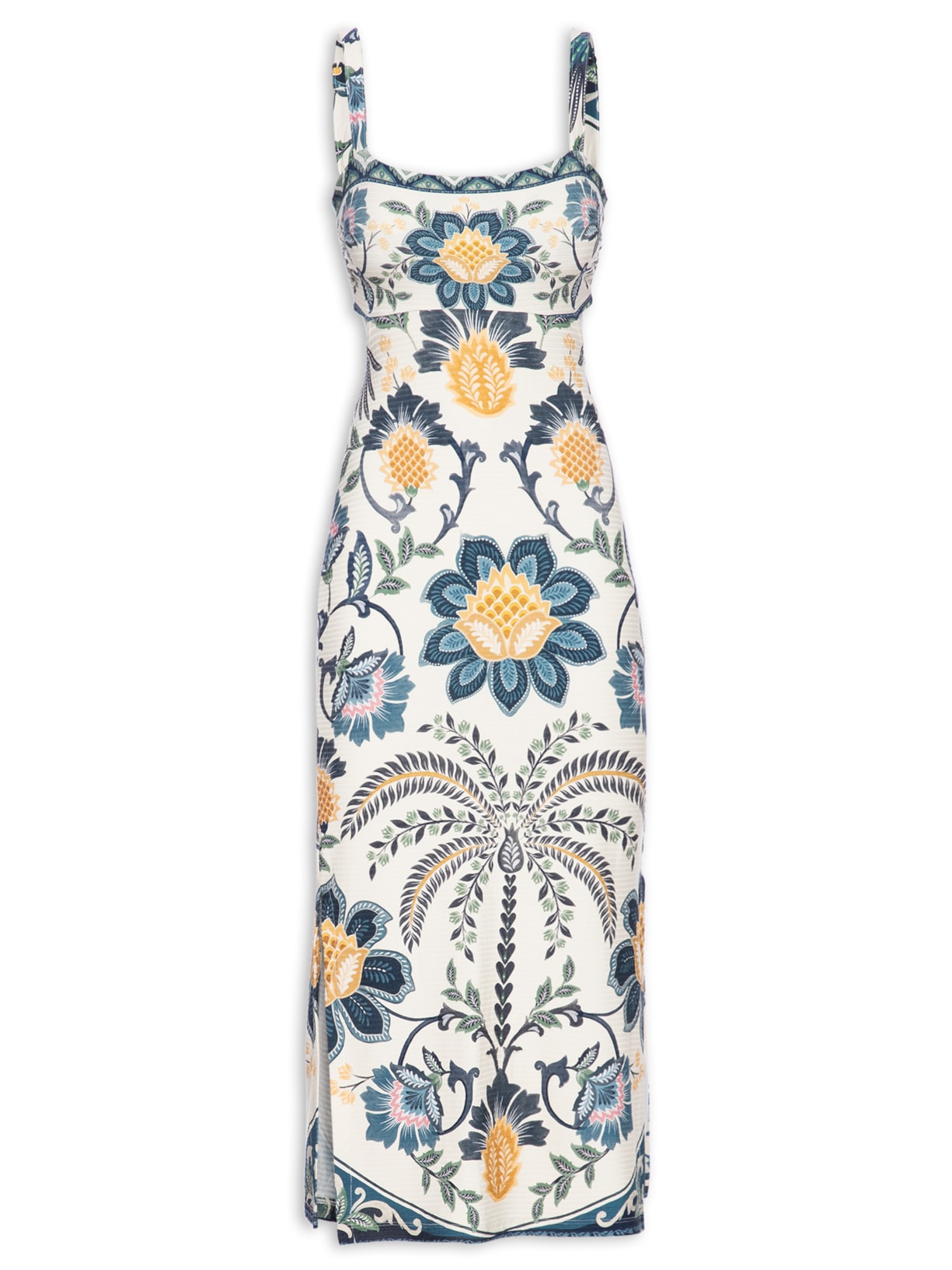 Vestido Midi Romance De Tucano - Off White