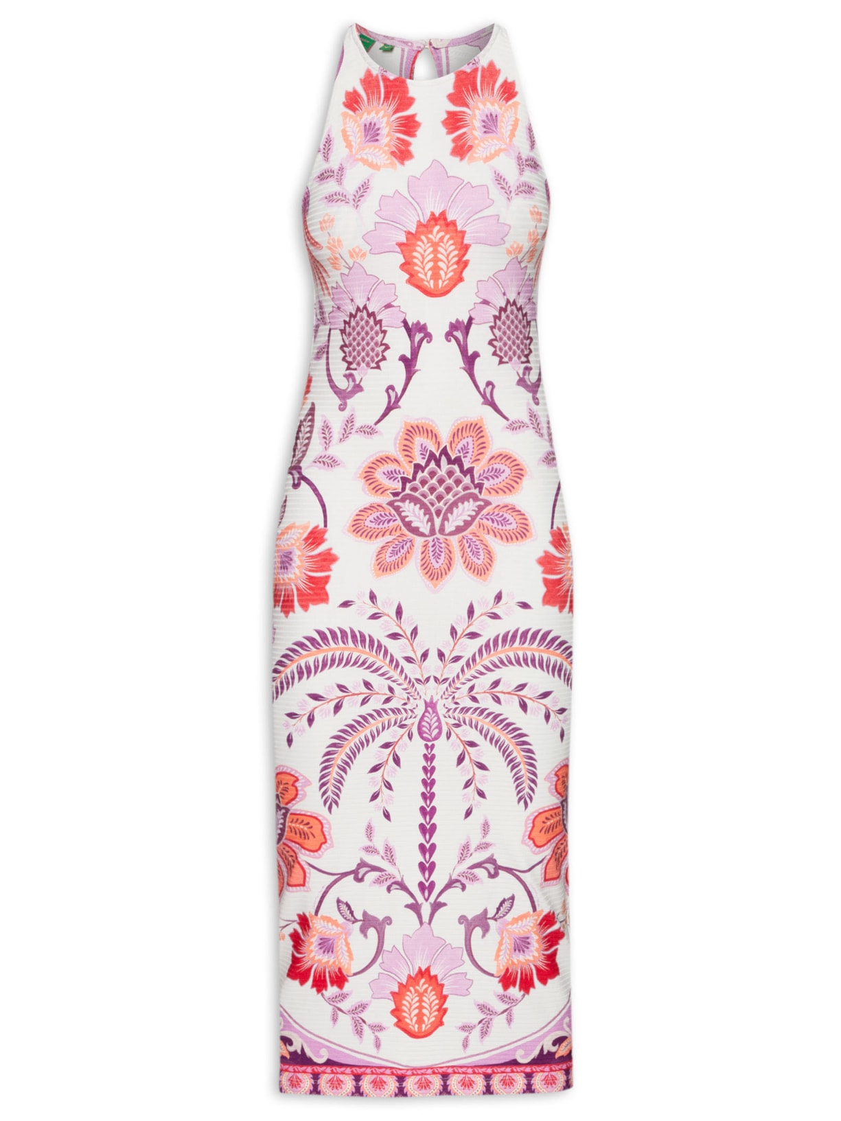 Vestido Midi Romance De Tucano - Rosa