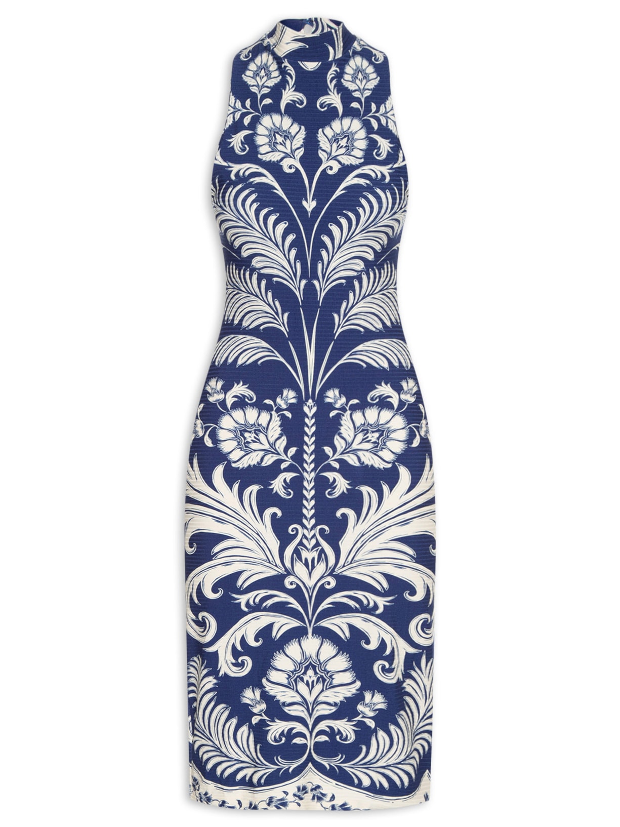 Vestido Midi Santorini - Azul