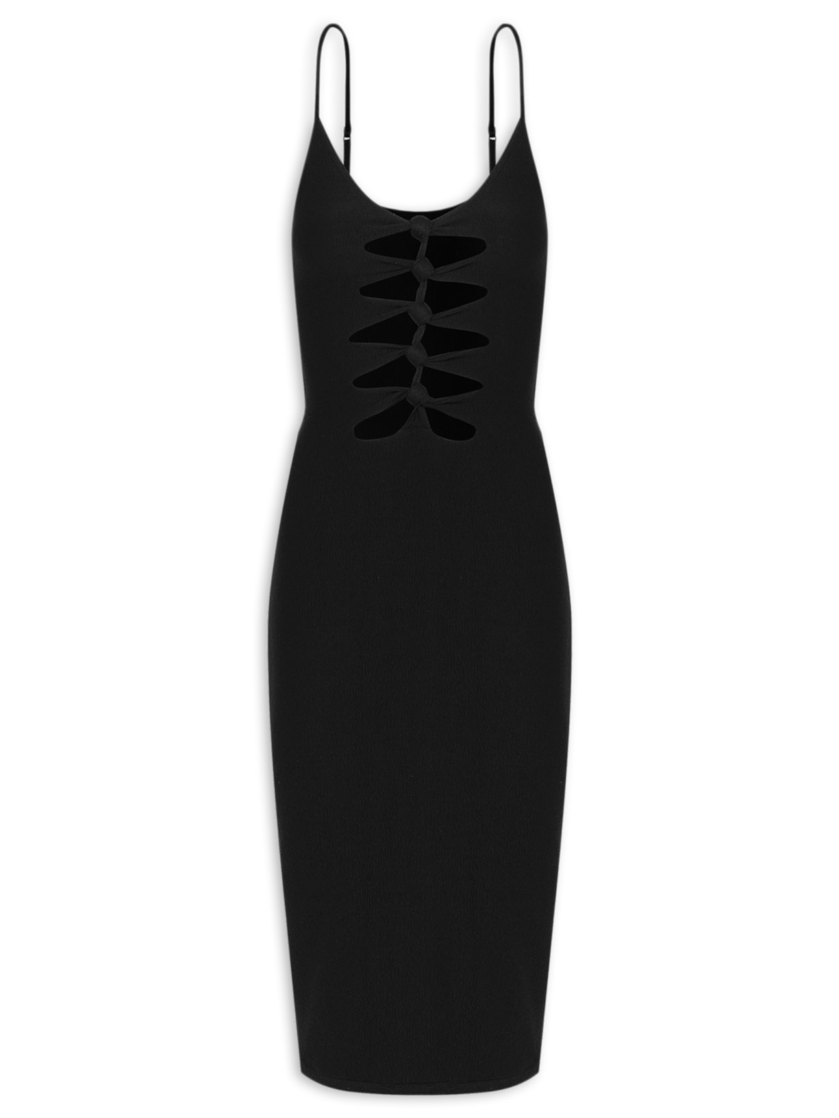 Vestido Midi Seraphine - Preto