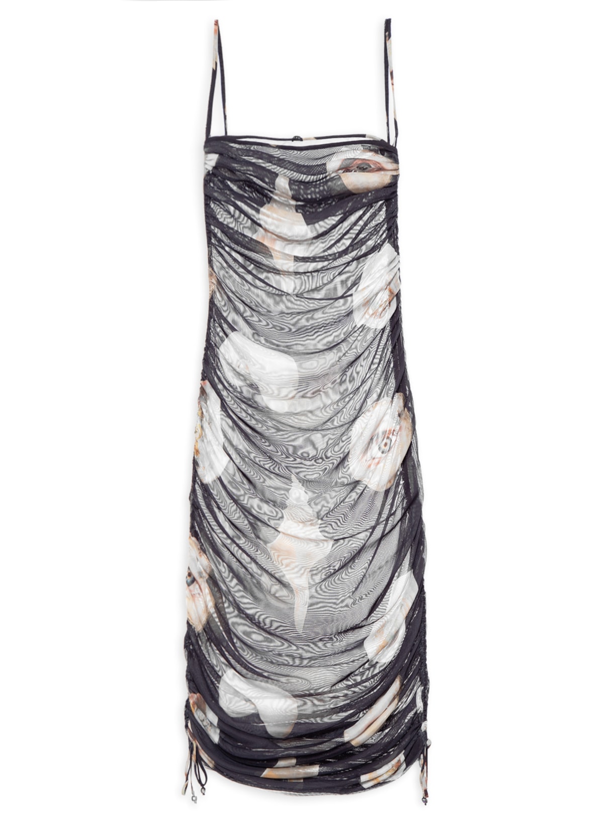 Vestido Midi Shell - Preto