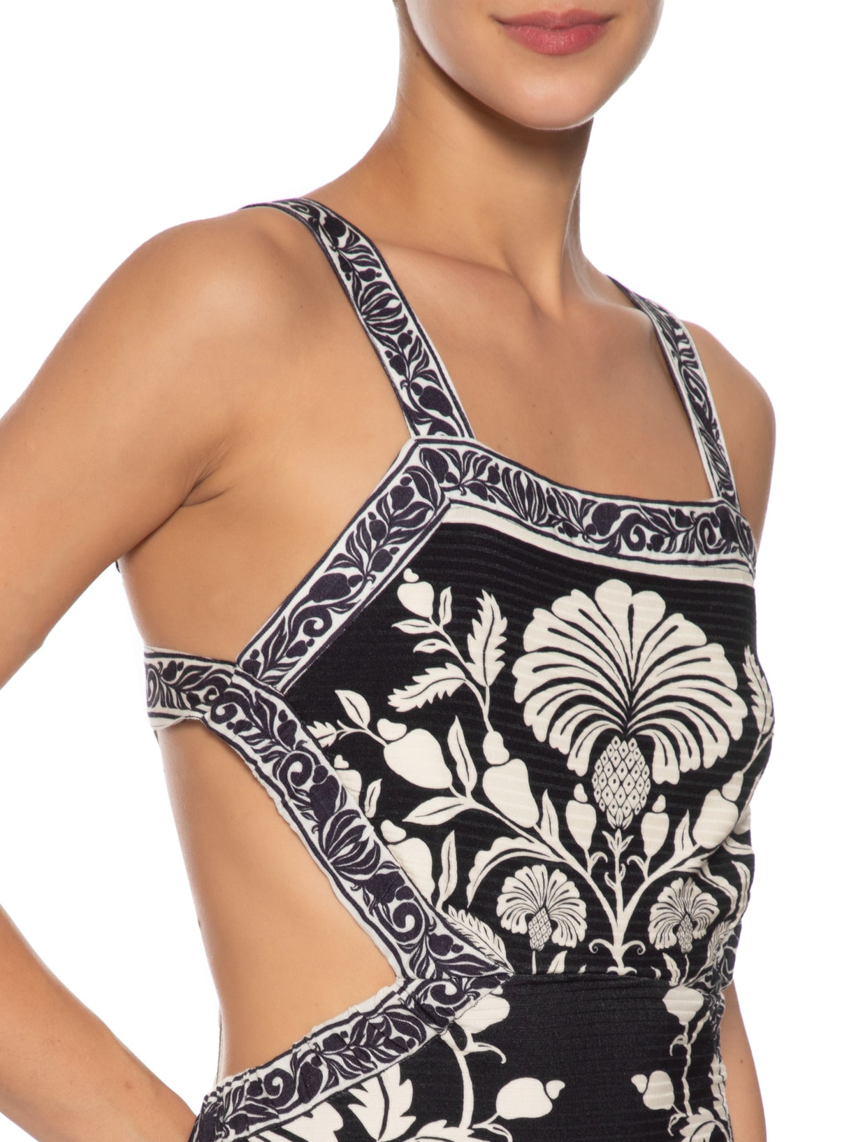 Vestido Midi Sintra Preto Farm