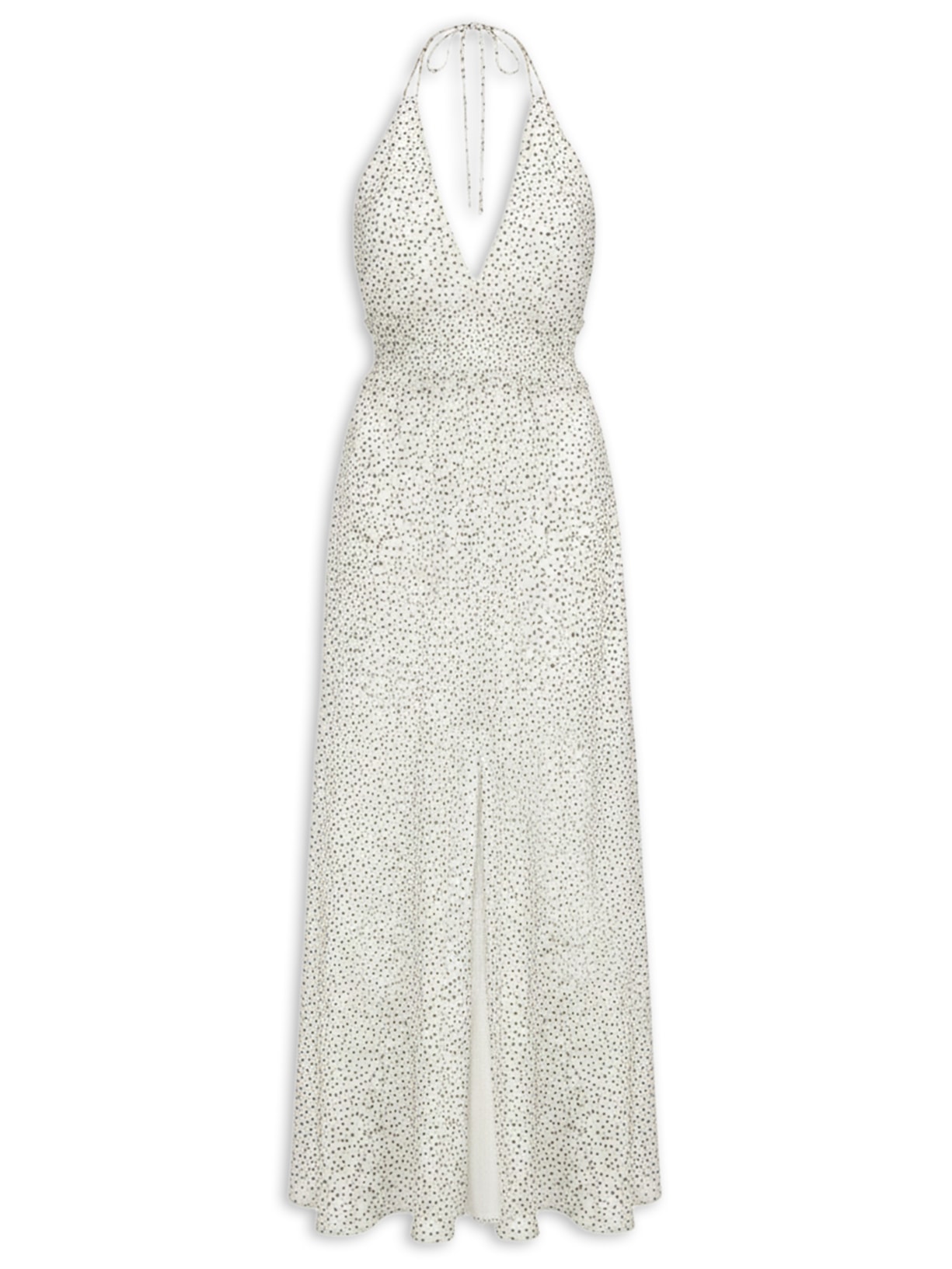 Vestido Midi Tancy Det - Branco