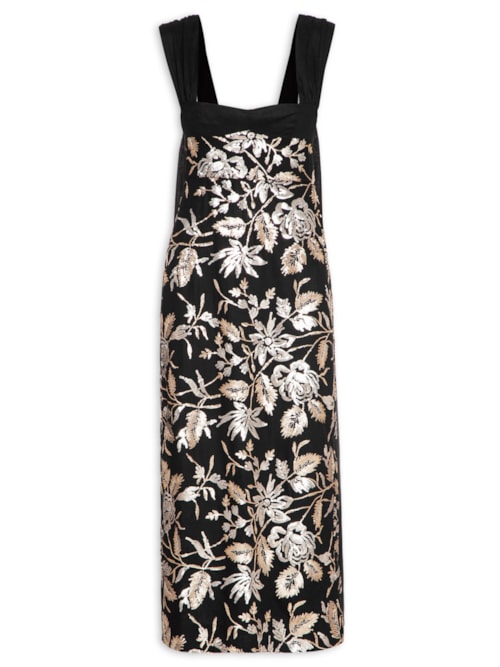 Vestido Midi Tata - Preto