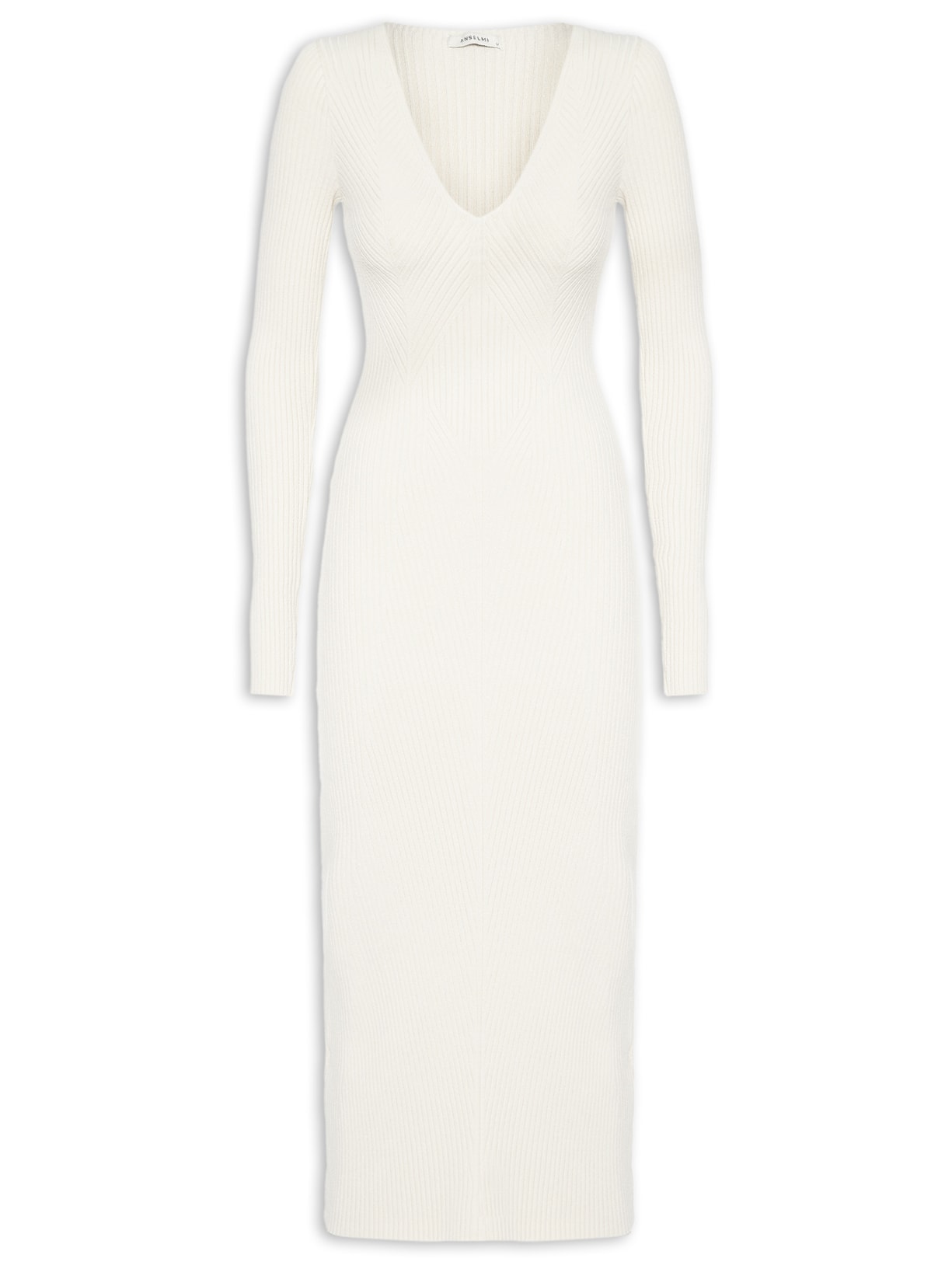 Vestido Midi Tramas - Bege