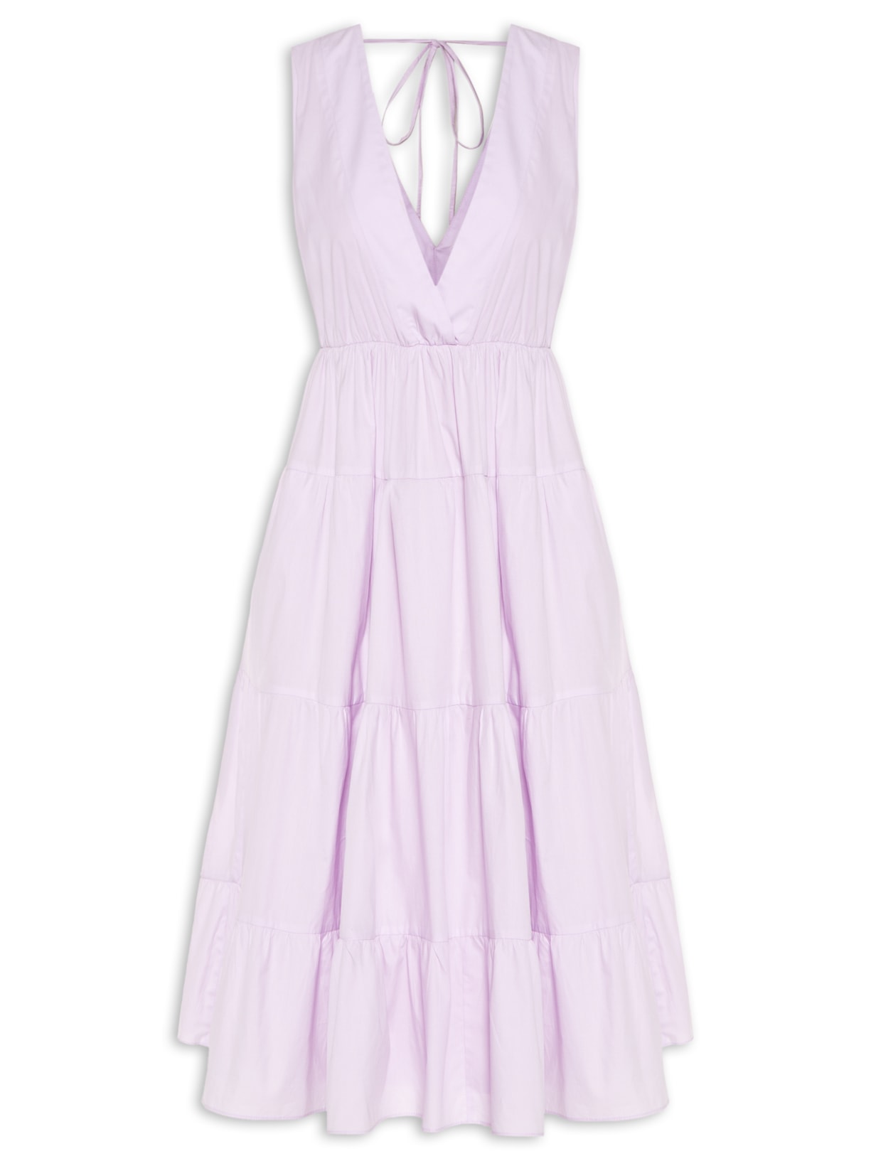 Vestido Midi Tricoline 3 Marias - Lilás