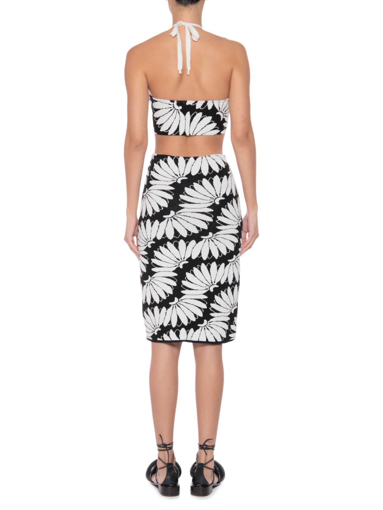 Vestido Midi Tricot Copabanana Preto Farm