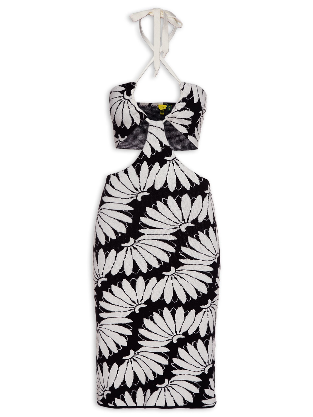 Vestido Midi Tricot Copabanana - Preto