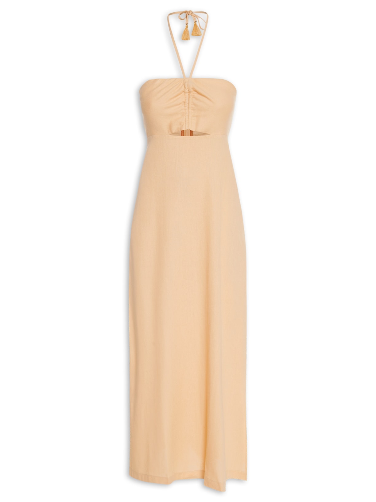 Vestido Midi Tubindo - Bege