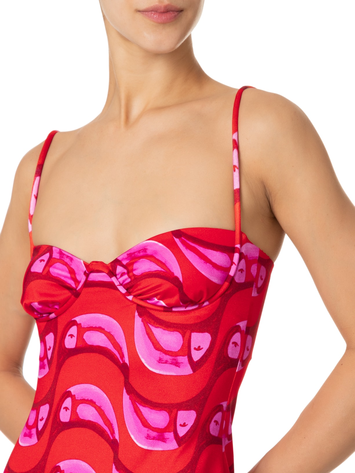 Vestido Midi Tucabacana Vermelho Farm