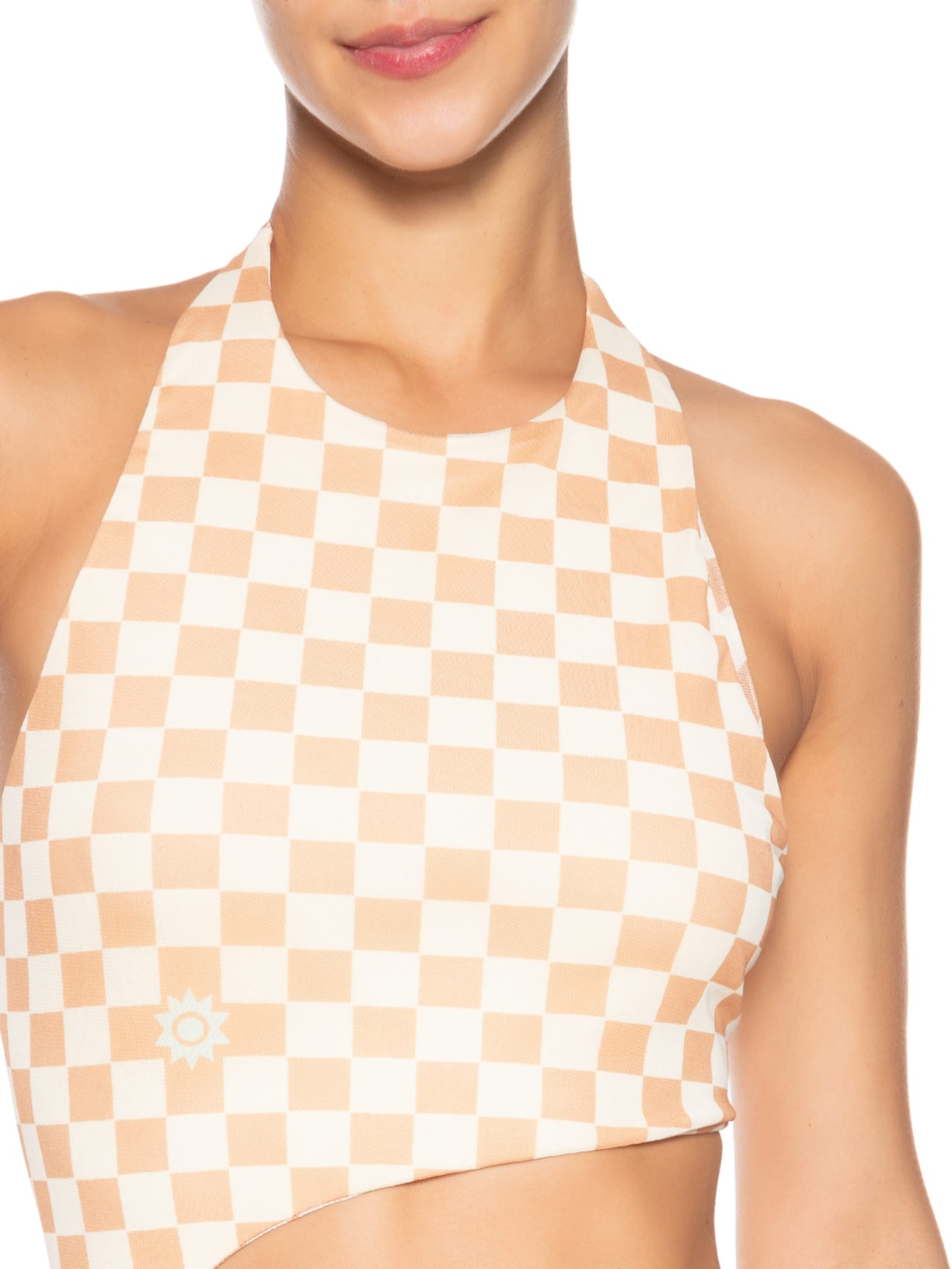 Vestido Midi Tule Estampa Mosaico Bege Dress To