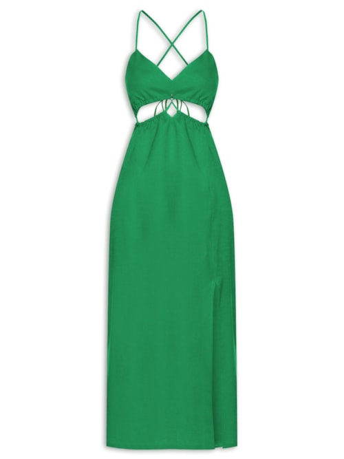 Vestido Midi - Verde