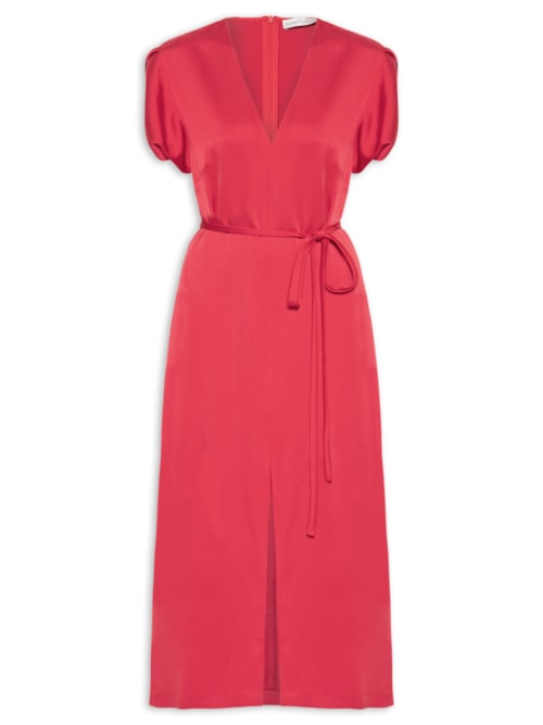 Vestido Midi - Vermelho