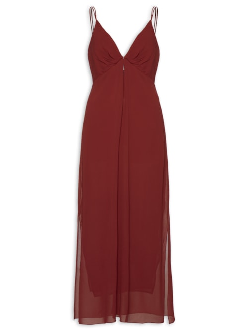 Vestido Midi - Vermelho