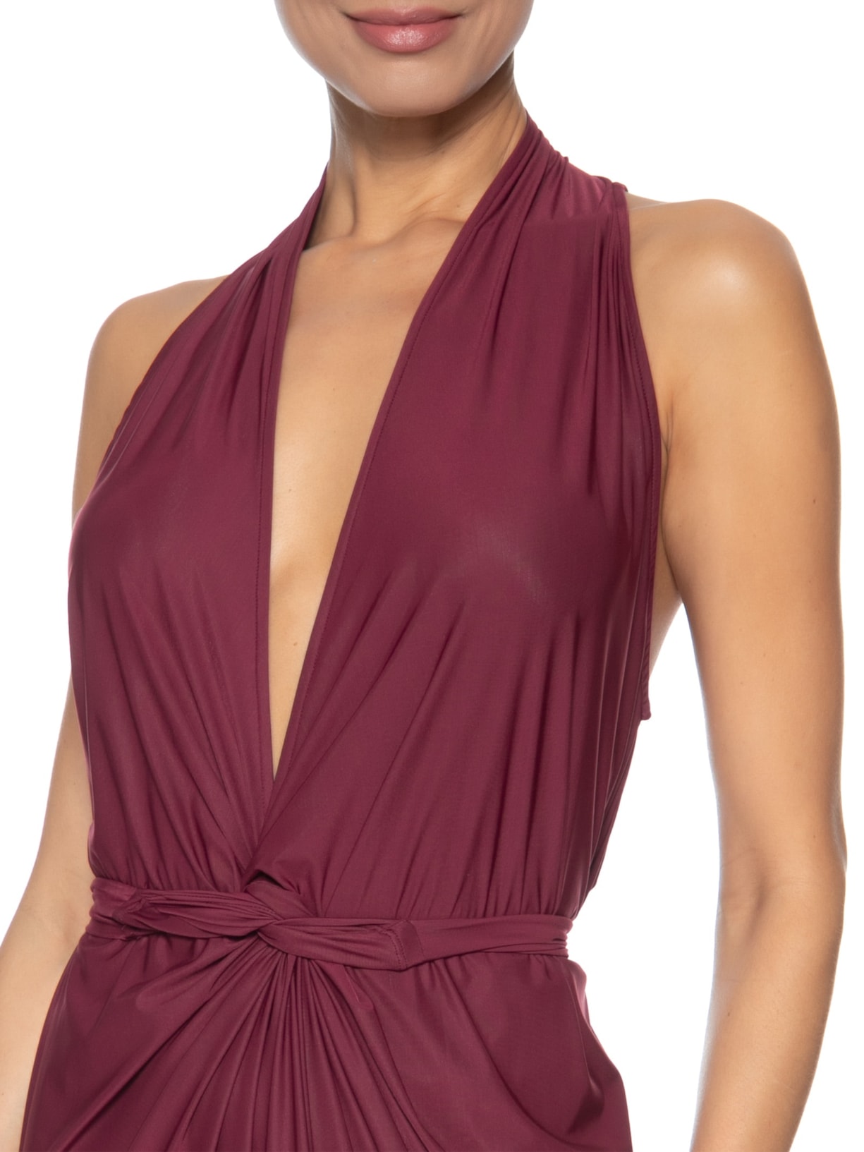 Vestido Midi Vermelho Cia Marítima