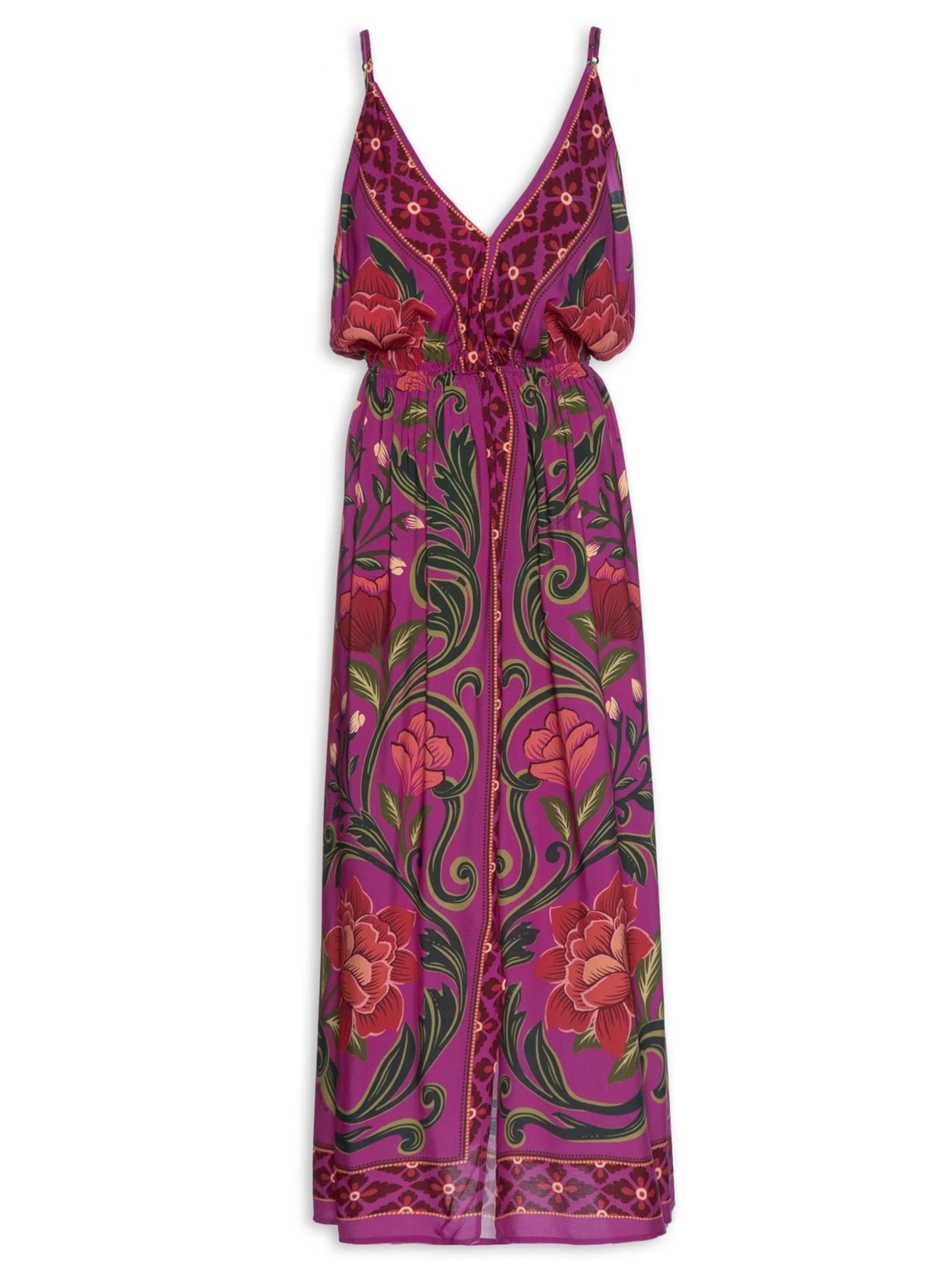 Vestido Midi Viena - Rosa