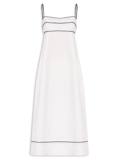 Vestido Midi Vivos Pb - Branco
