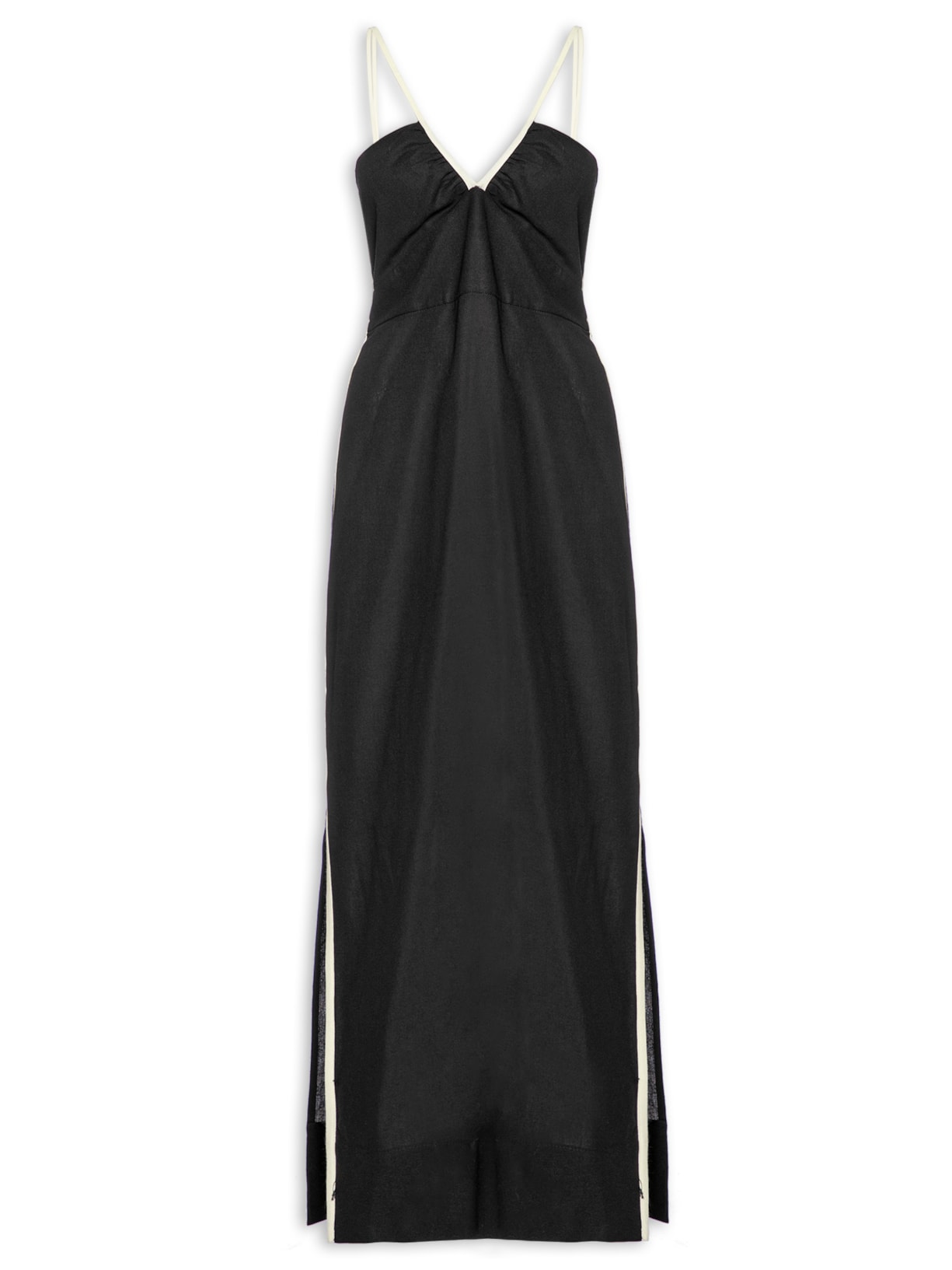 Vestido Midi Vivos - Preto