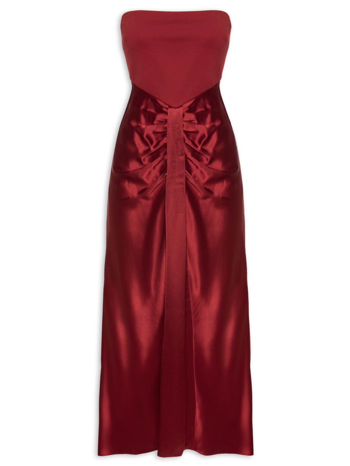 Vestido Midi Wayfaring Vermelho Staud