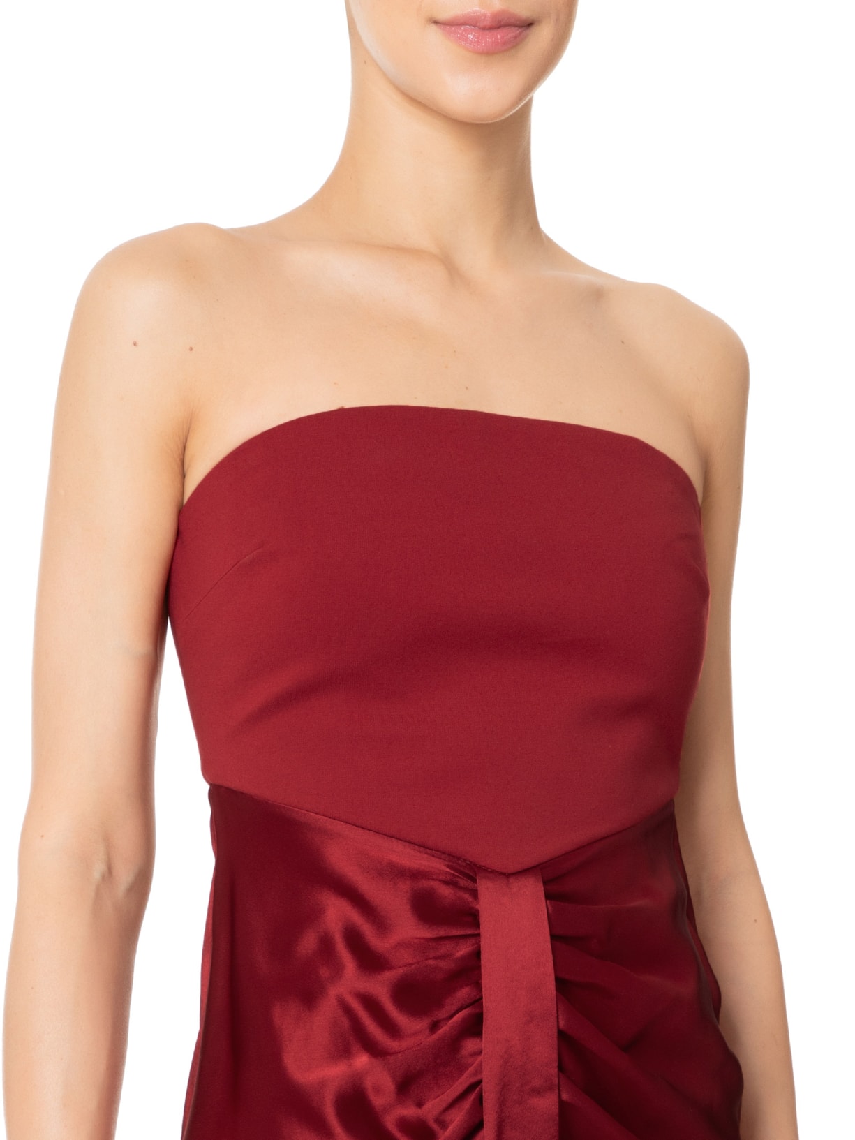 Vestido Midi Wayfaring Vermelho Staud