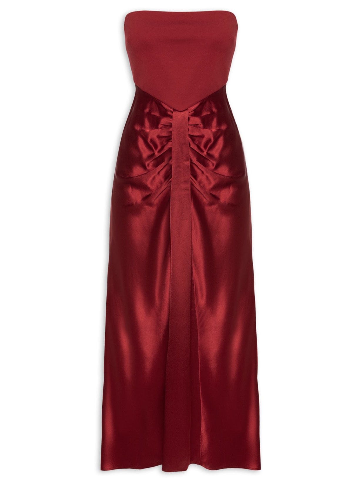 Vestido Midi Wayfaring - Vermelho