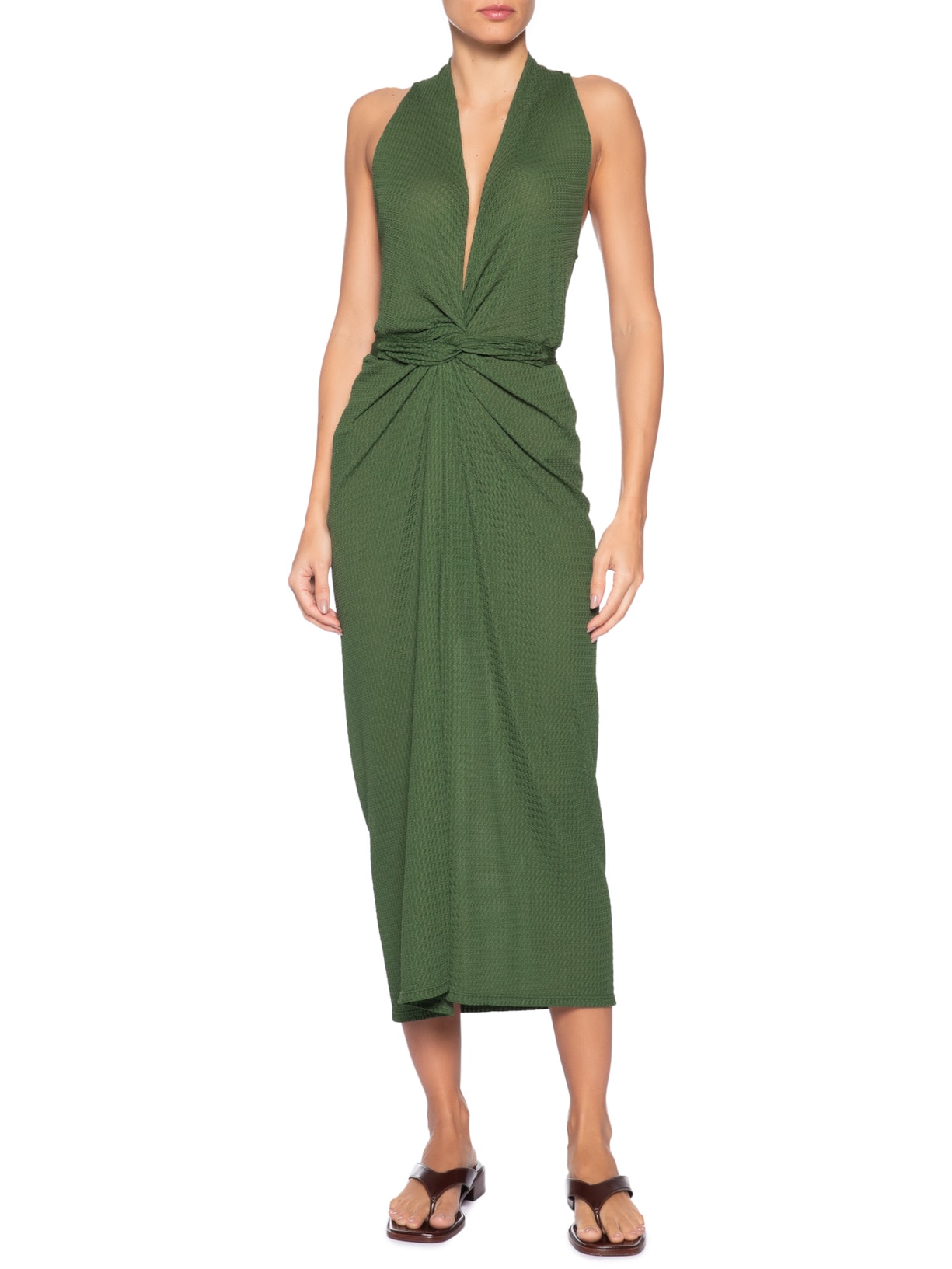 Vestido Midi – Verde Cia Marítima