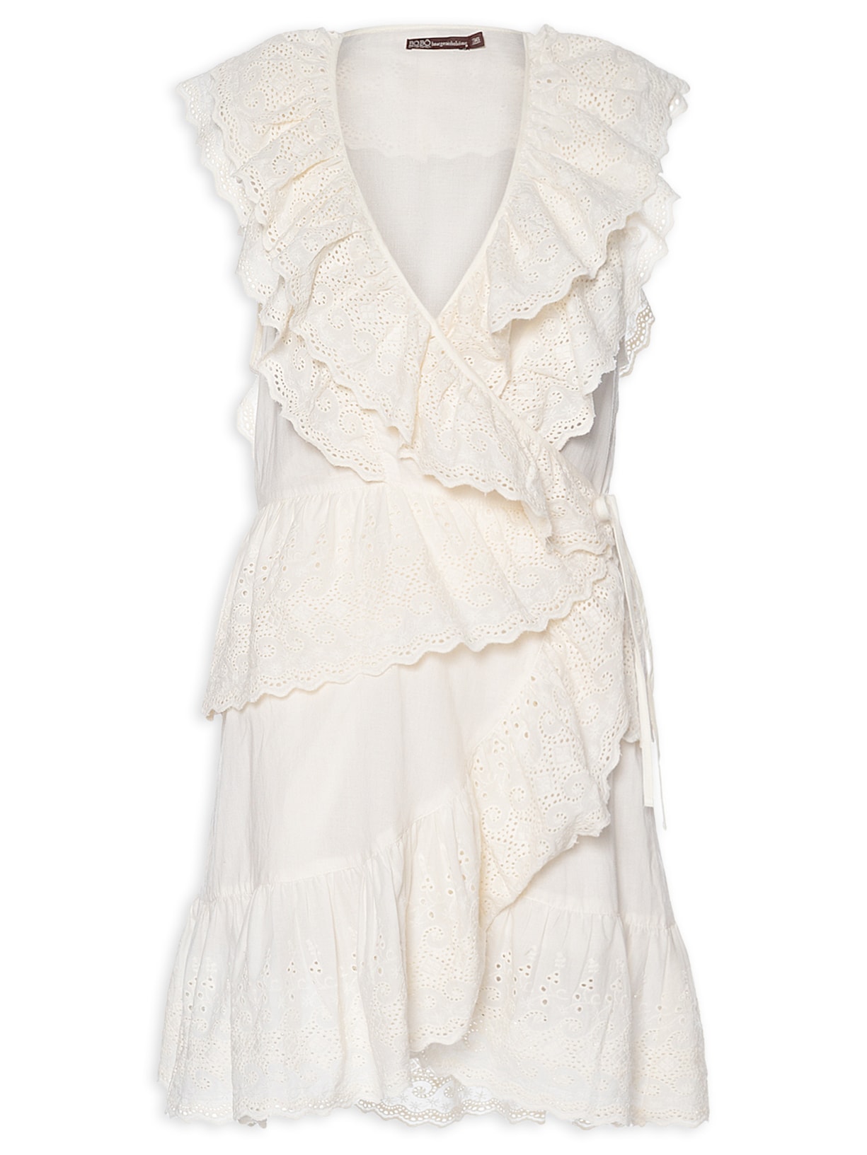 Vestido Milan Curto Branco Bo.bô