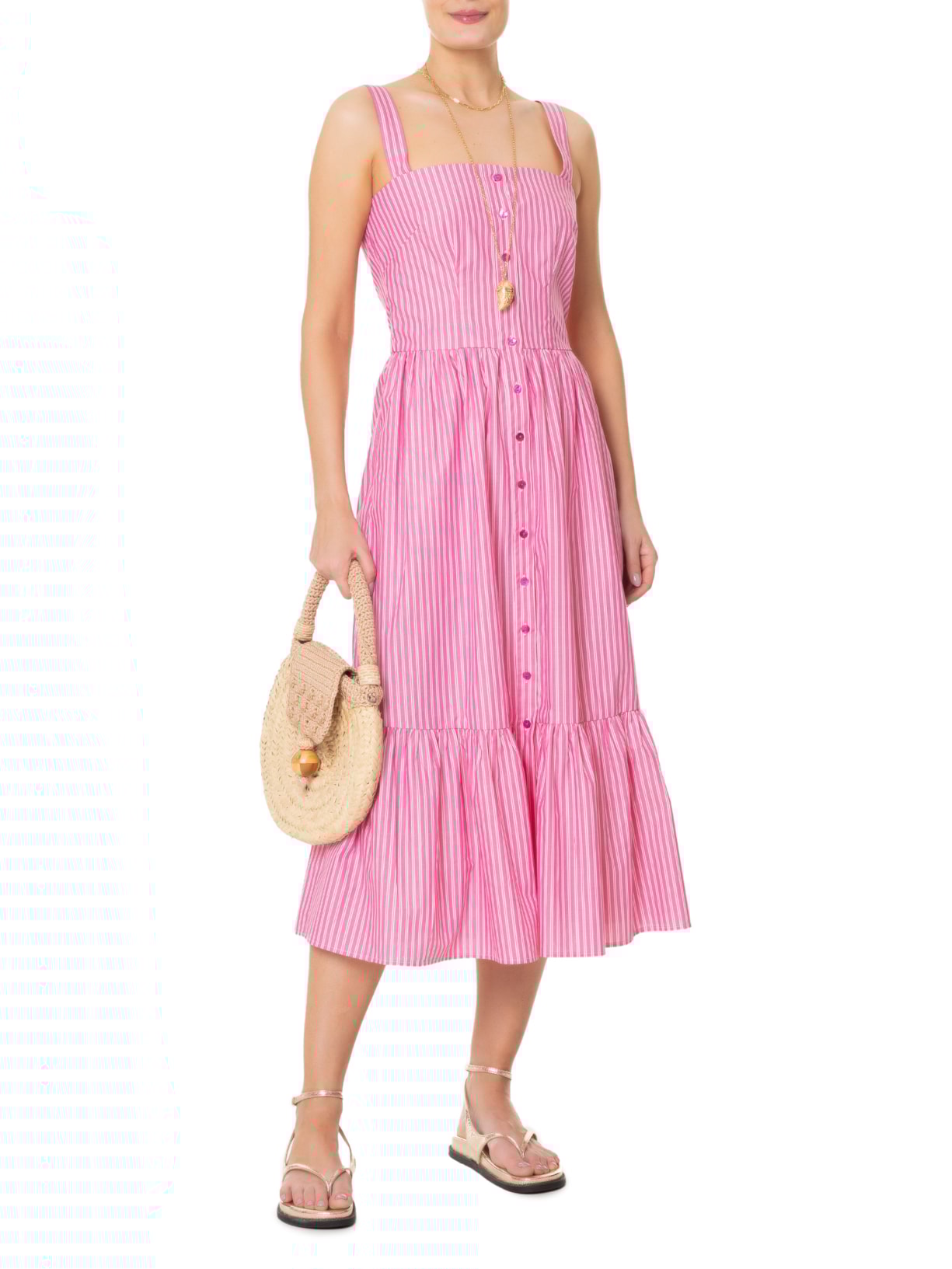 Vestido Minerva Rosa  Le Lis