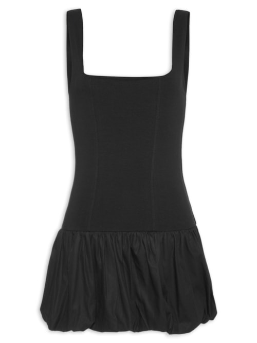 Vestido Mini Balonê - Preto