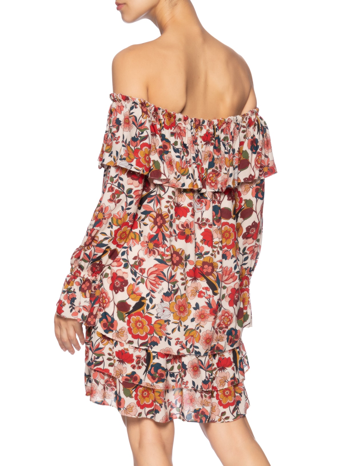 Vestido Mini Birdie Vermelho Mixed
