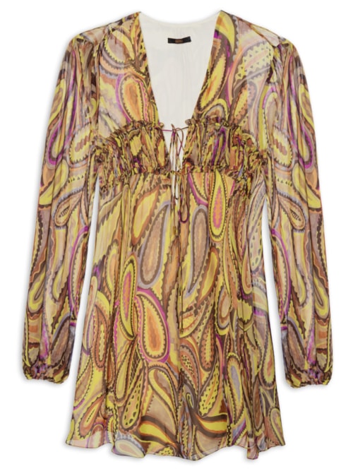 Vestido Mini Boho Anna – Verde