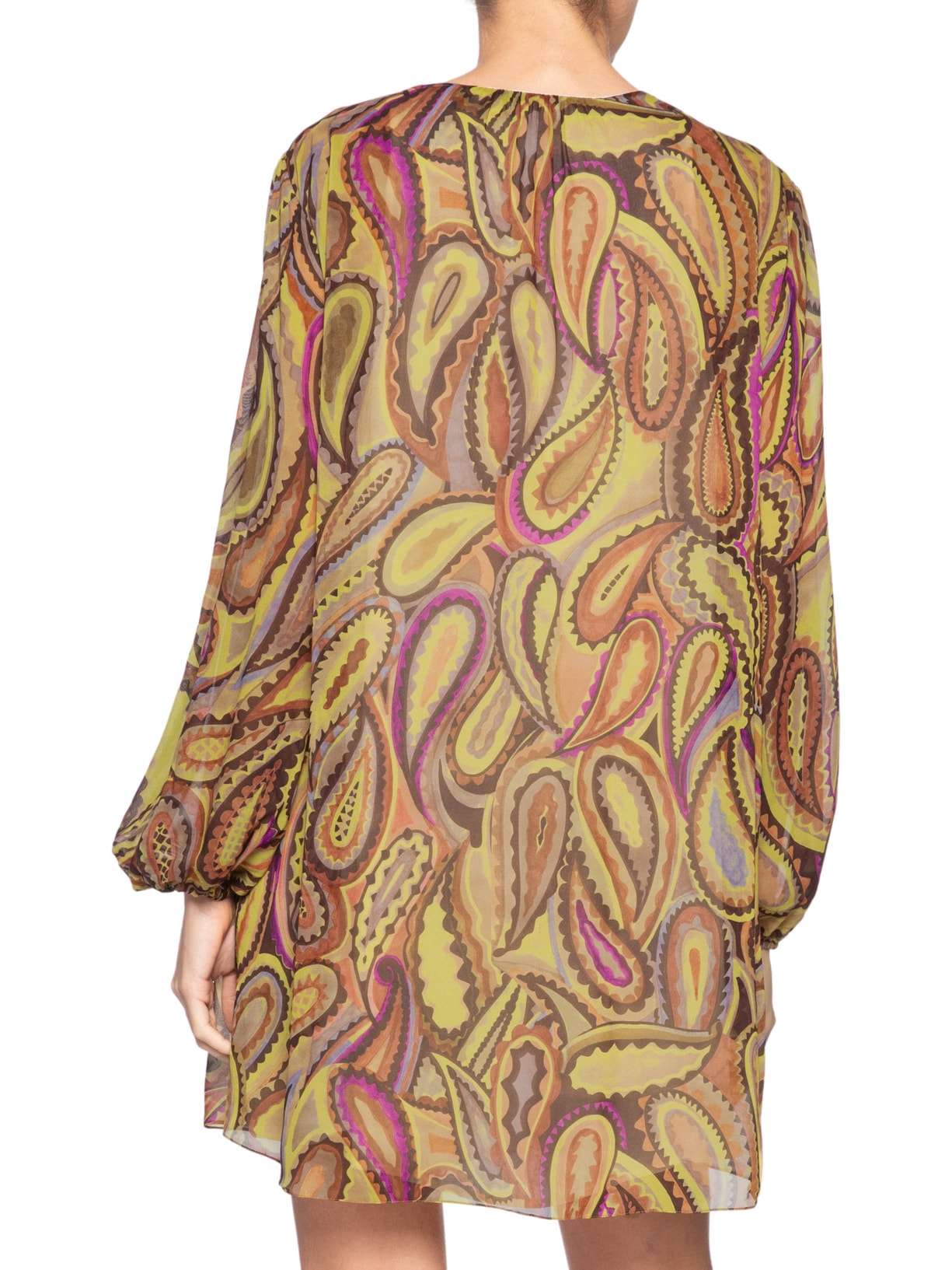 Vestido Mini Boho Anna Verde Animale