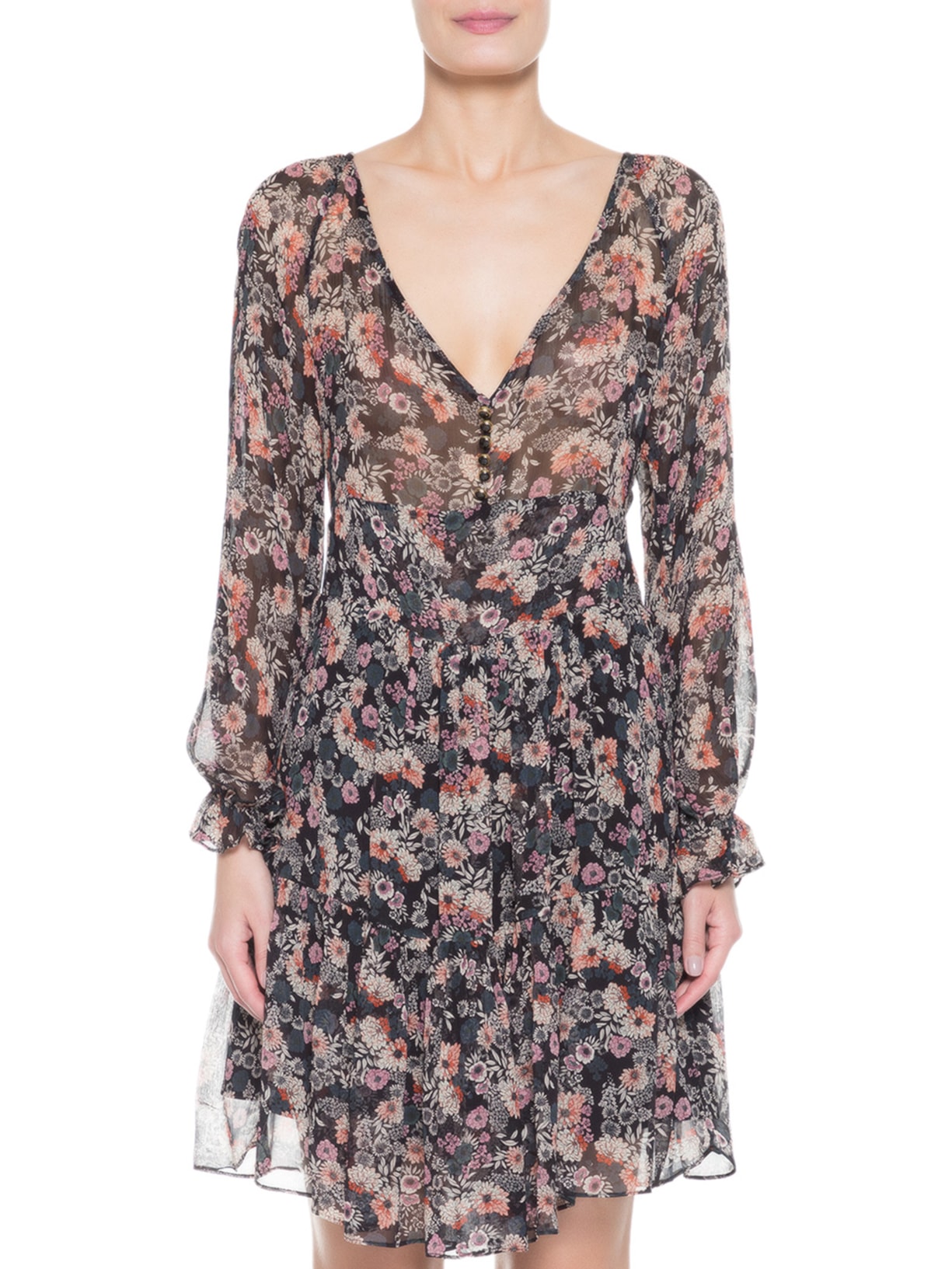 Vestido Mini Flow Preto Mixed