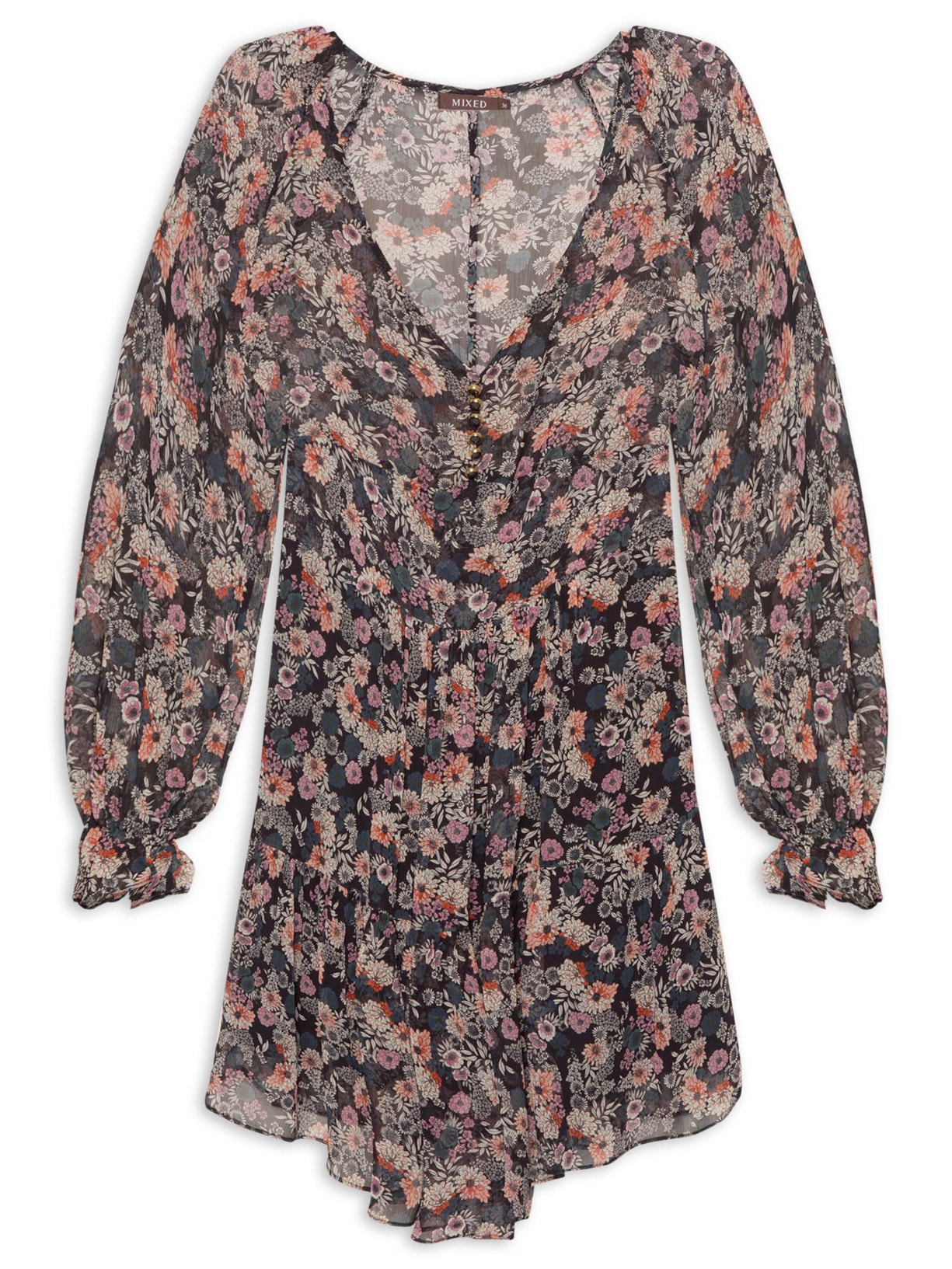 Vestido Mini Flow - Preto