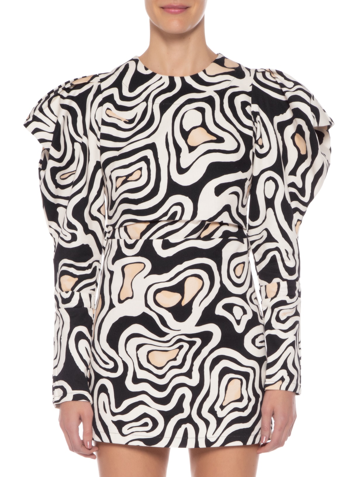 Vestido Mini Lince Preto Lo De Lui