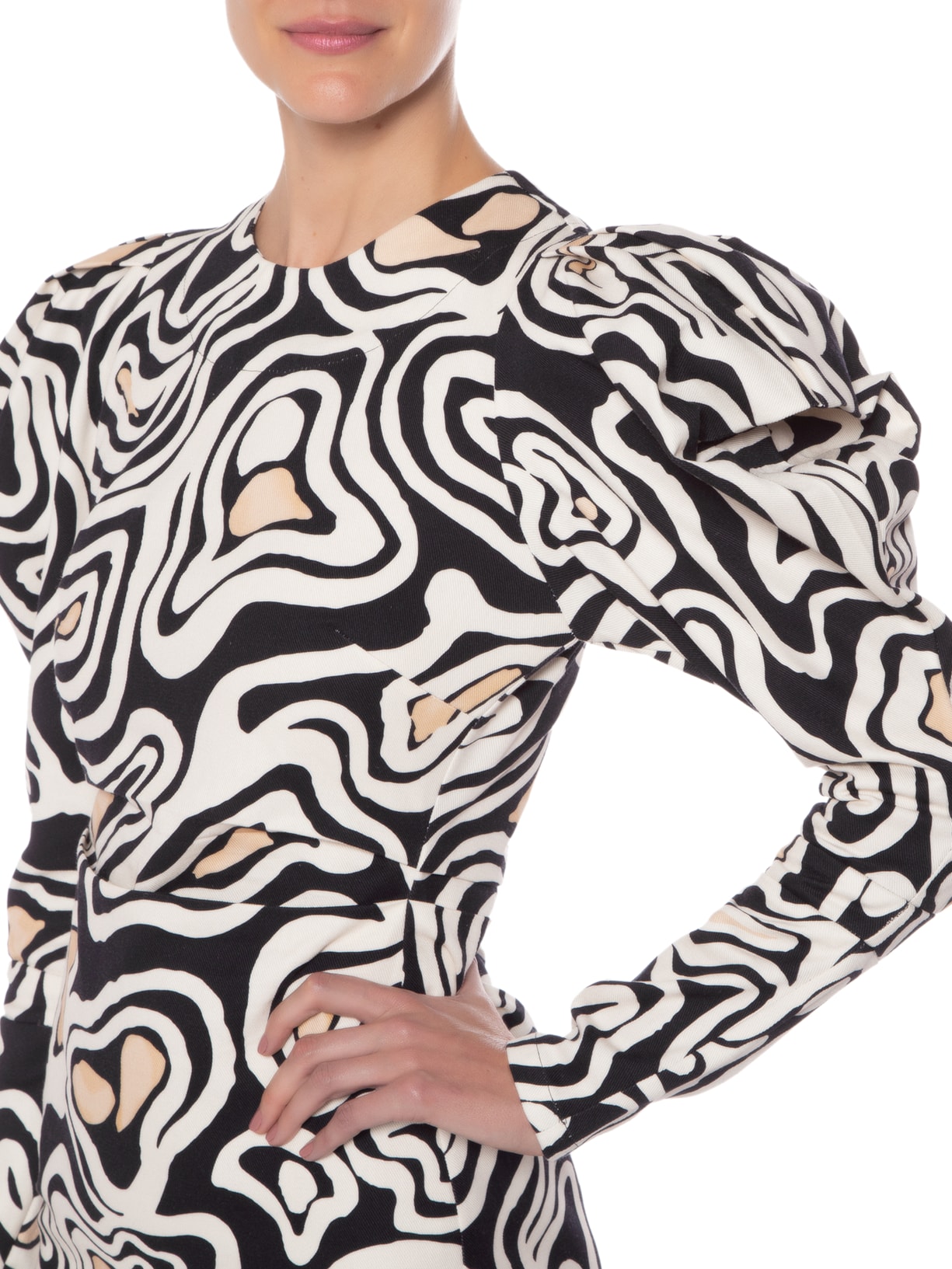 Vestido Mini Lince Preto Lo De Lui