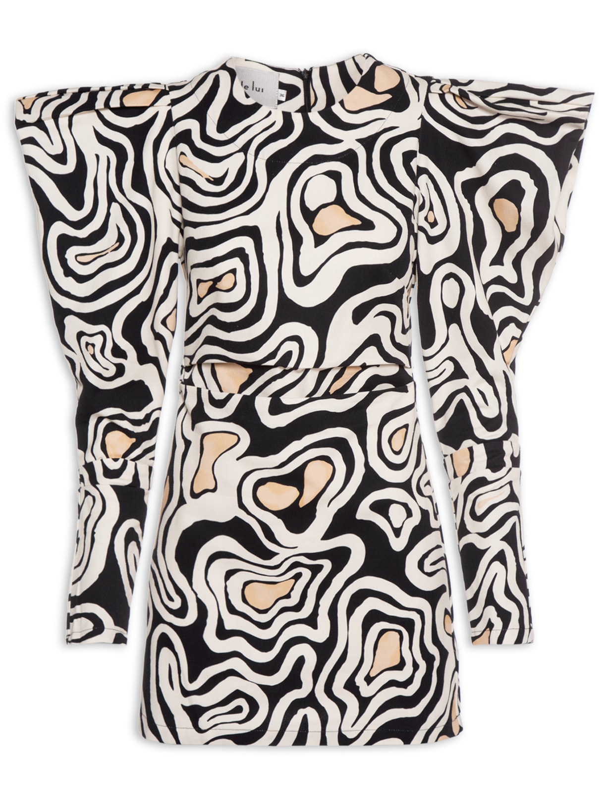 Vestido Mini Lince Preto Lo De Lui