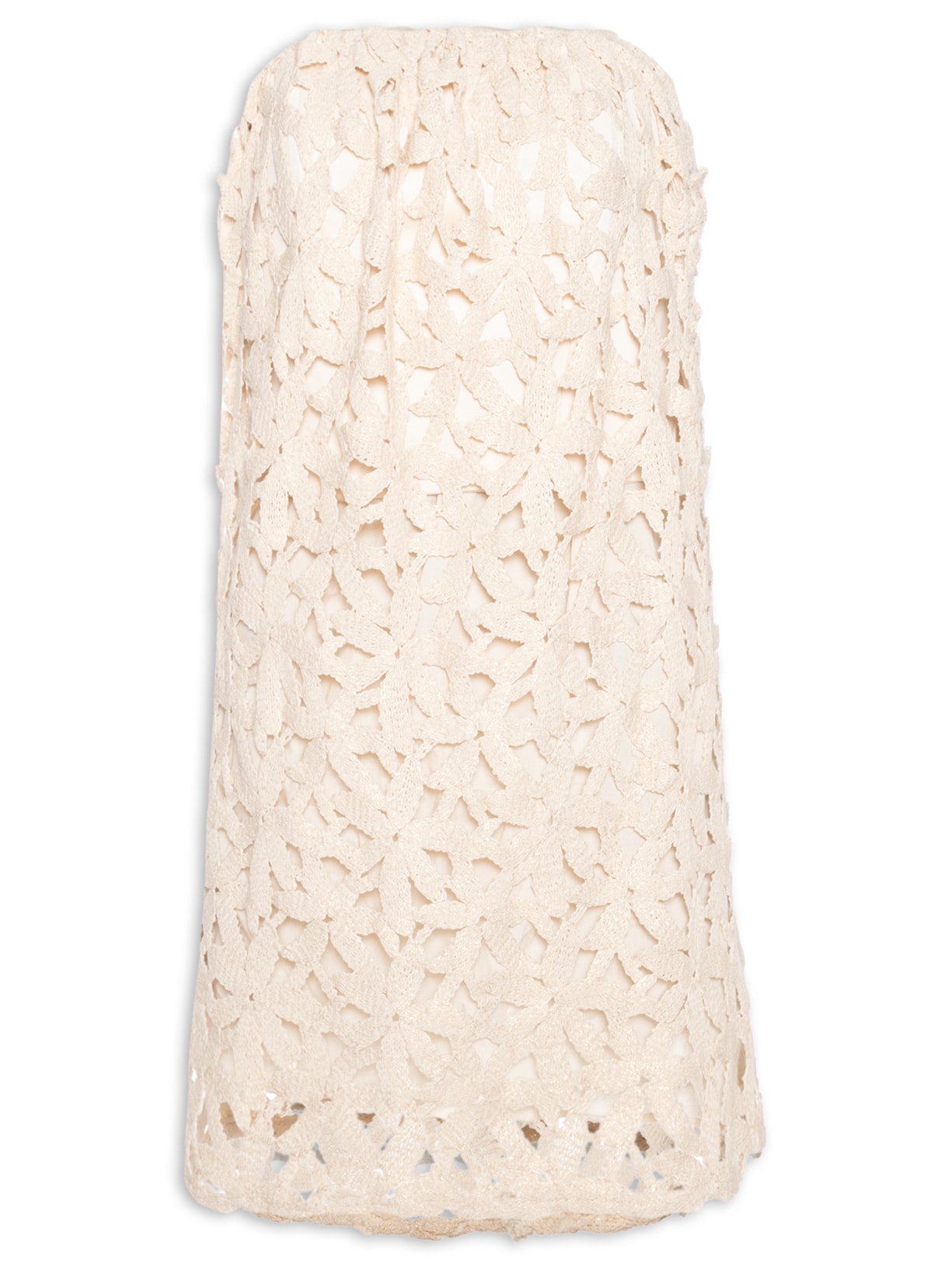 Vestido Mini Magnólia Bege Aluf