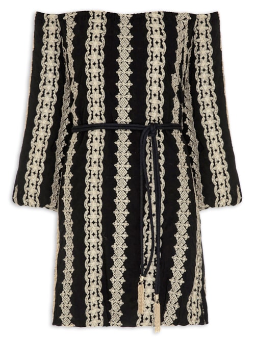 Vestido Mini Manish - Preto