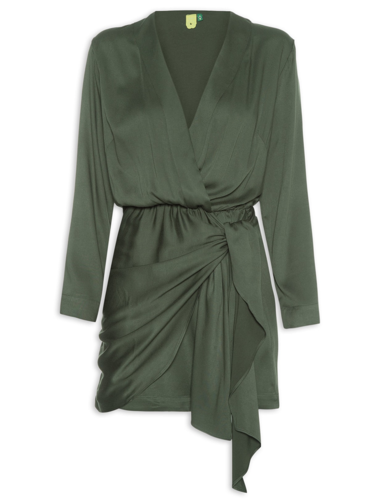 Vestido Mini Pareo Verde Farm