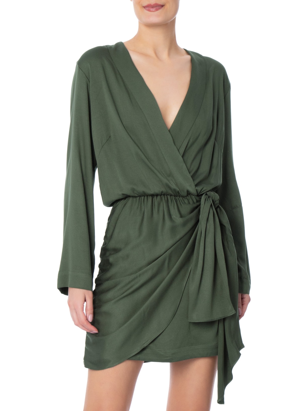 Vestido Mini Pareo Verde Farm
