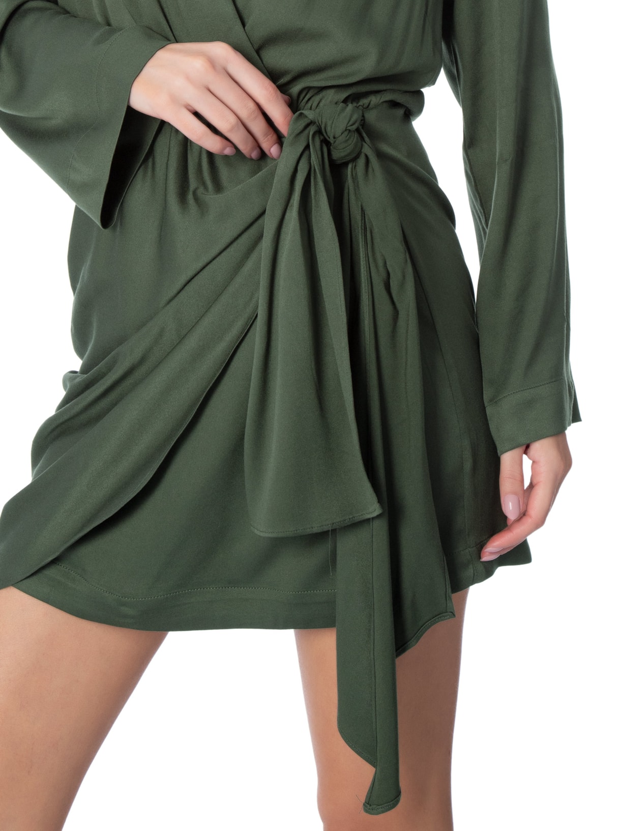 Vestido Mini Pareo Verde Farm