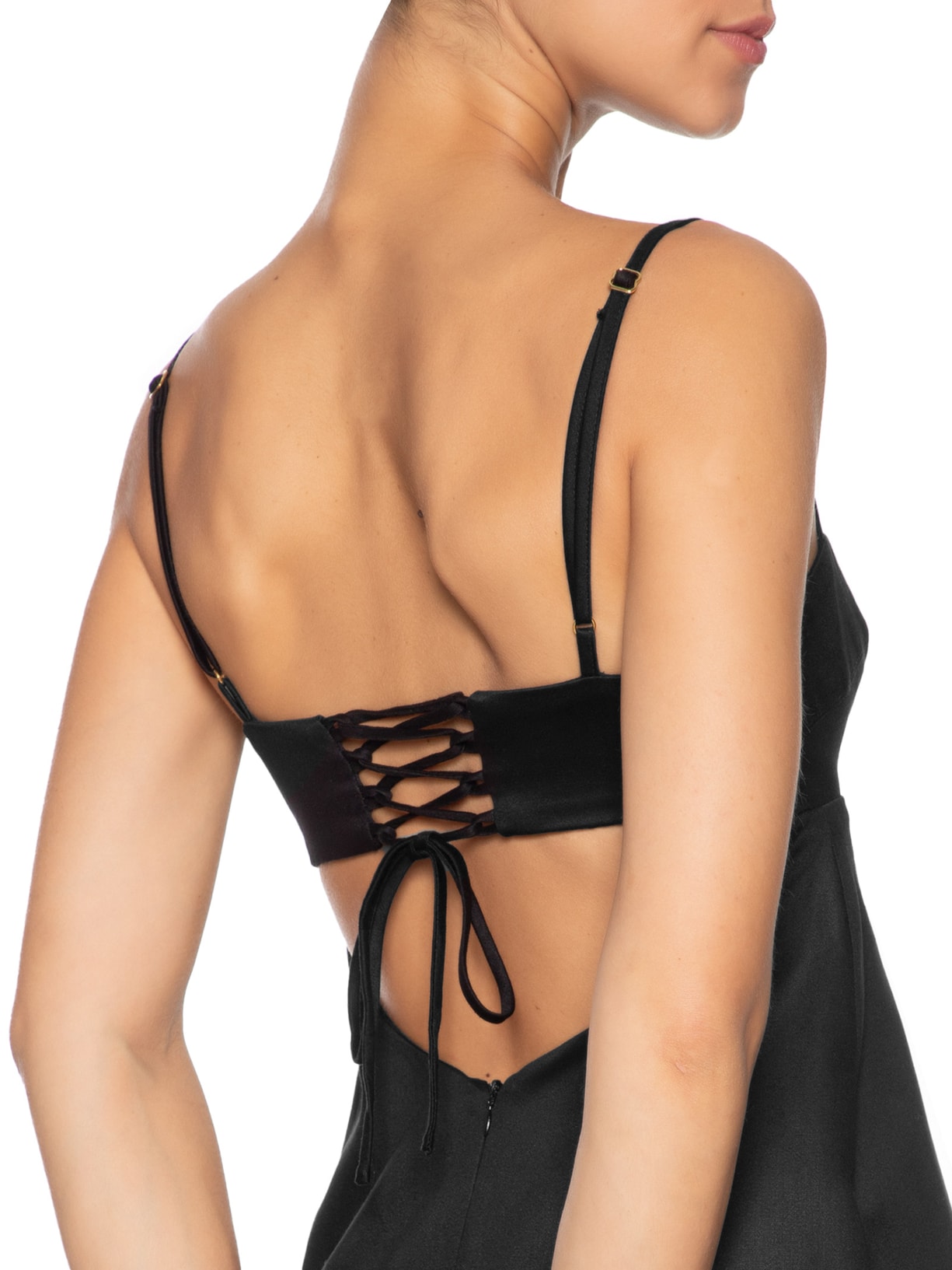Vestido Mini Poema Preto Aluf