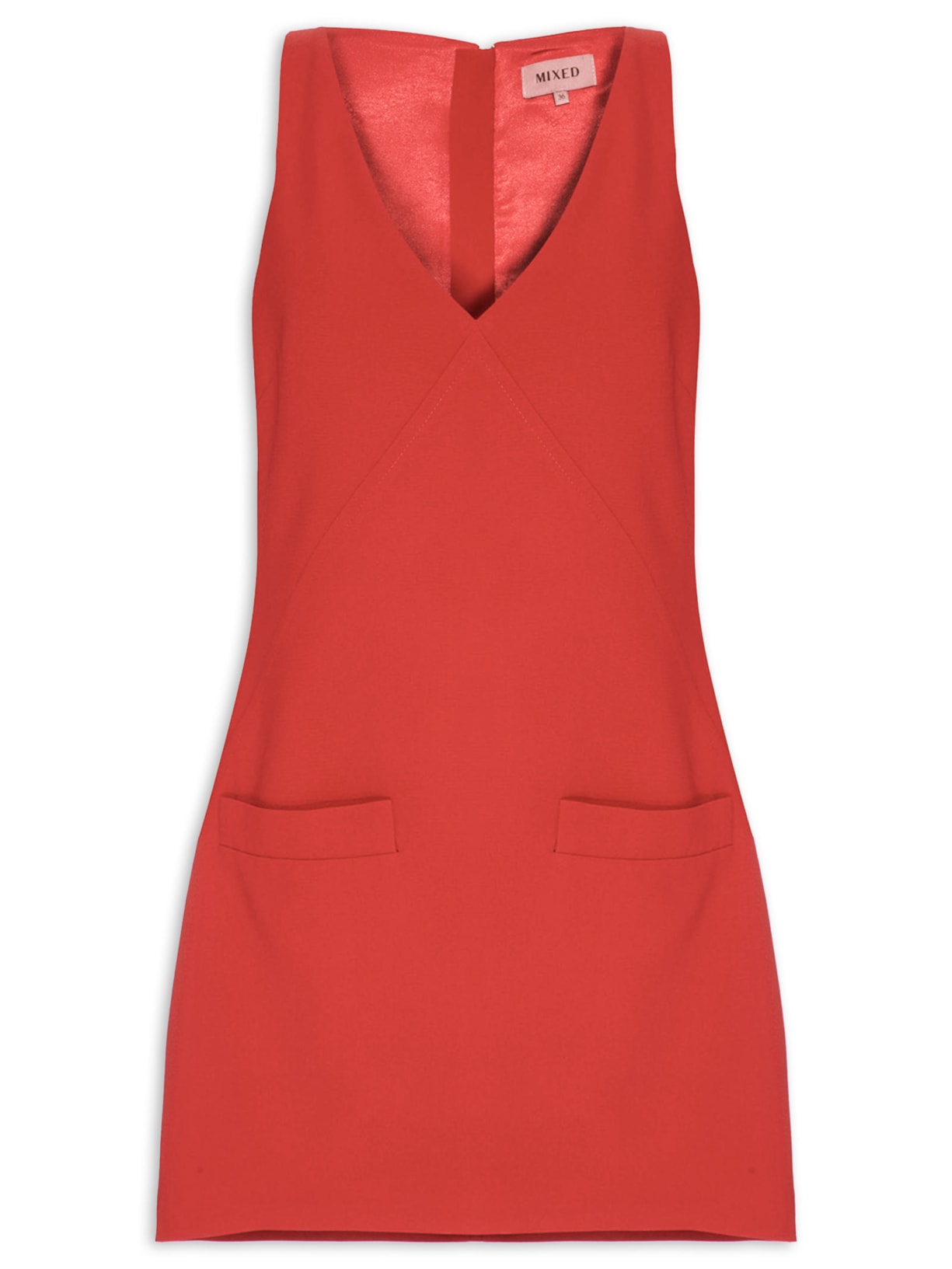 Vestido Mini Quant V26 Vermelho Mixed