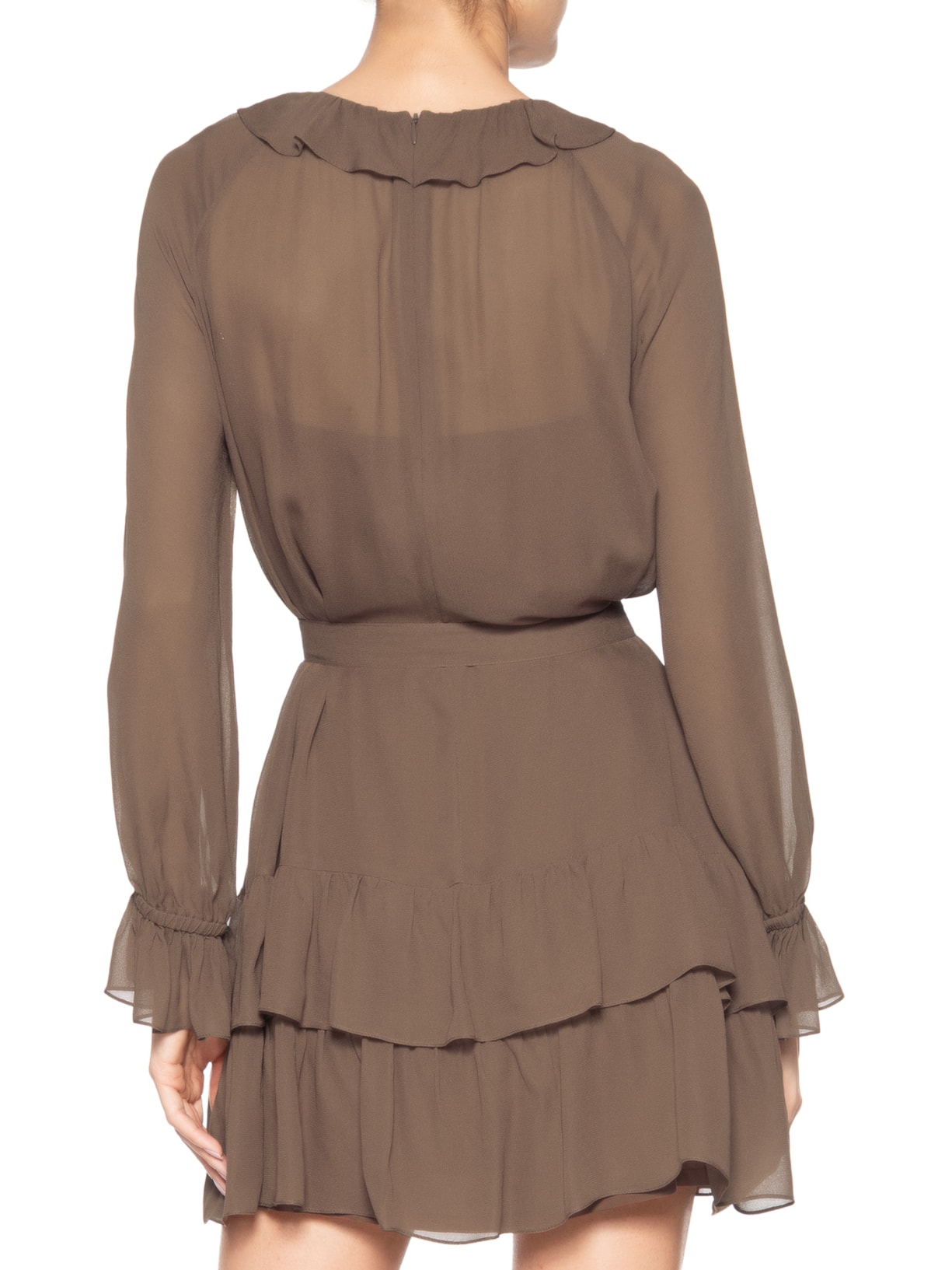 Vestido Mini Sally Marrom Iorane